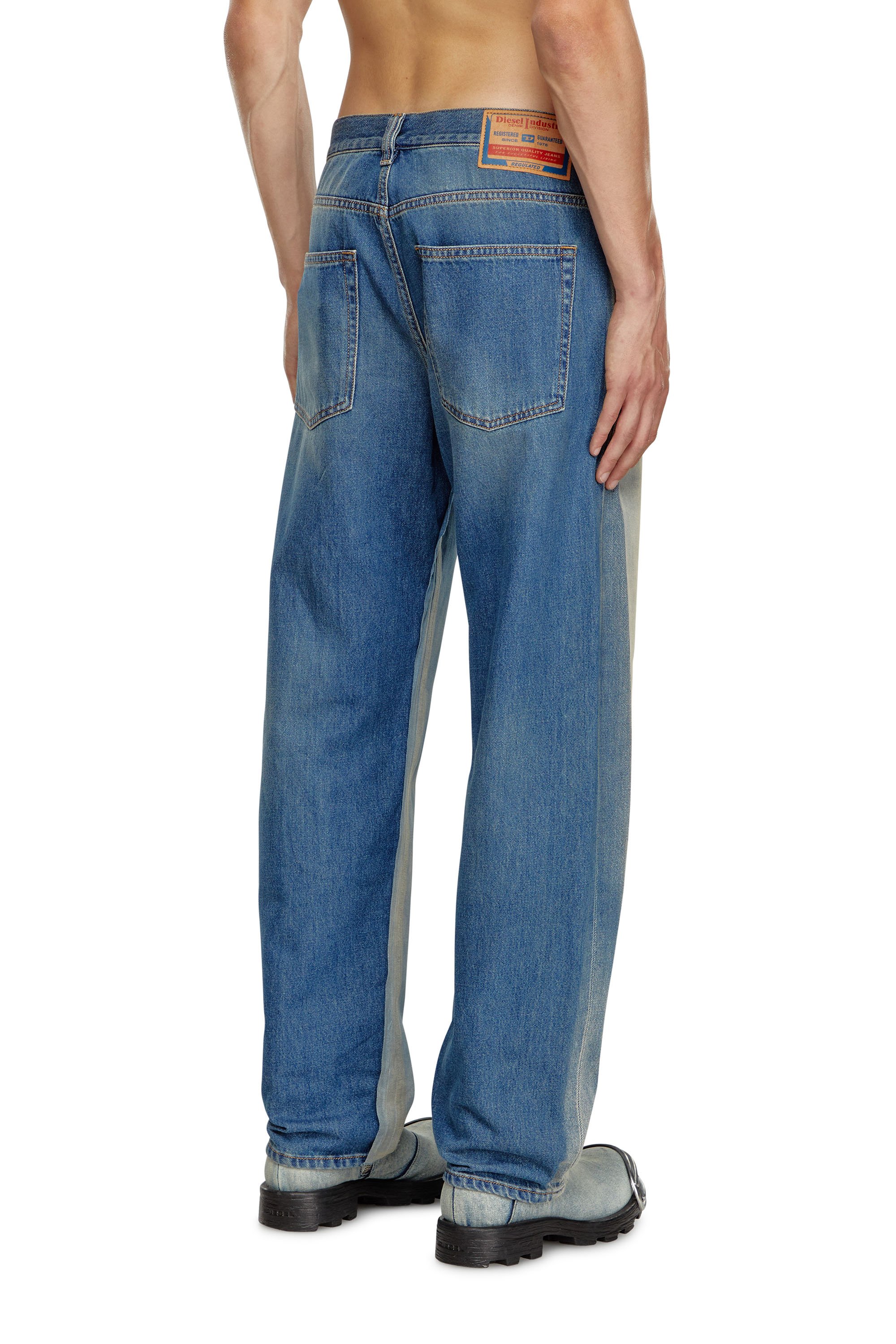Diesel - Male Straight Jeans 2010 D-Macs 09K22, Medium Blue - Image 4
