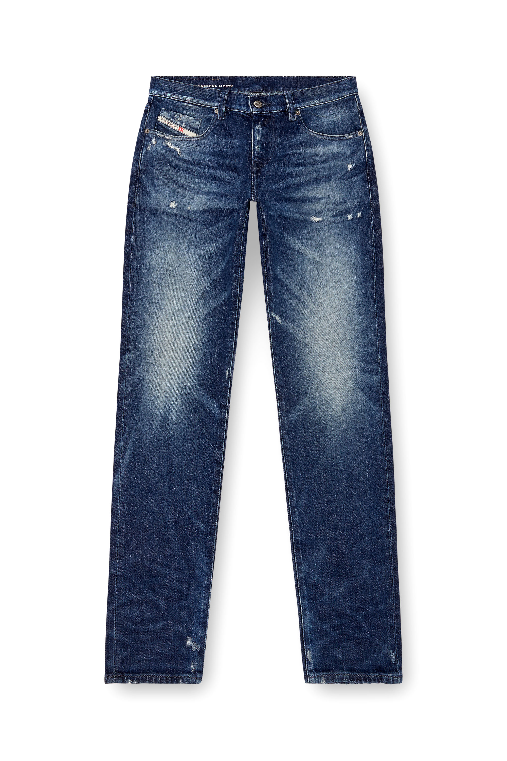 Diesel - Male Slim Jeans 2019 D-Strukt 09J56, Dark Blue - Image 3