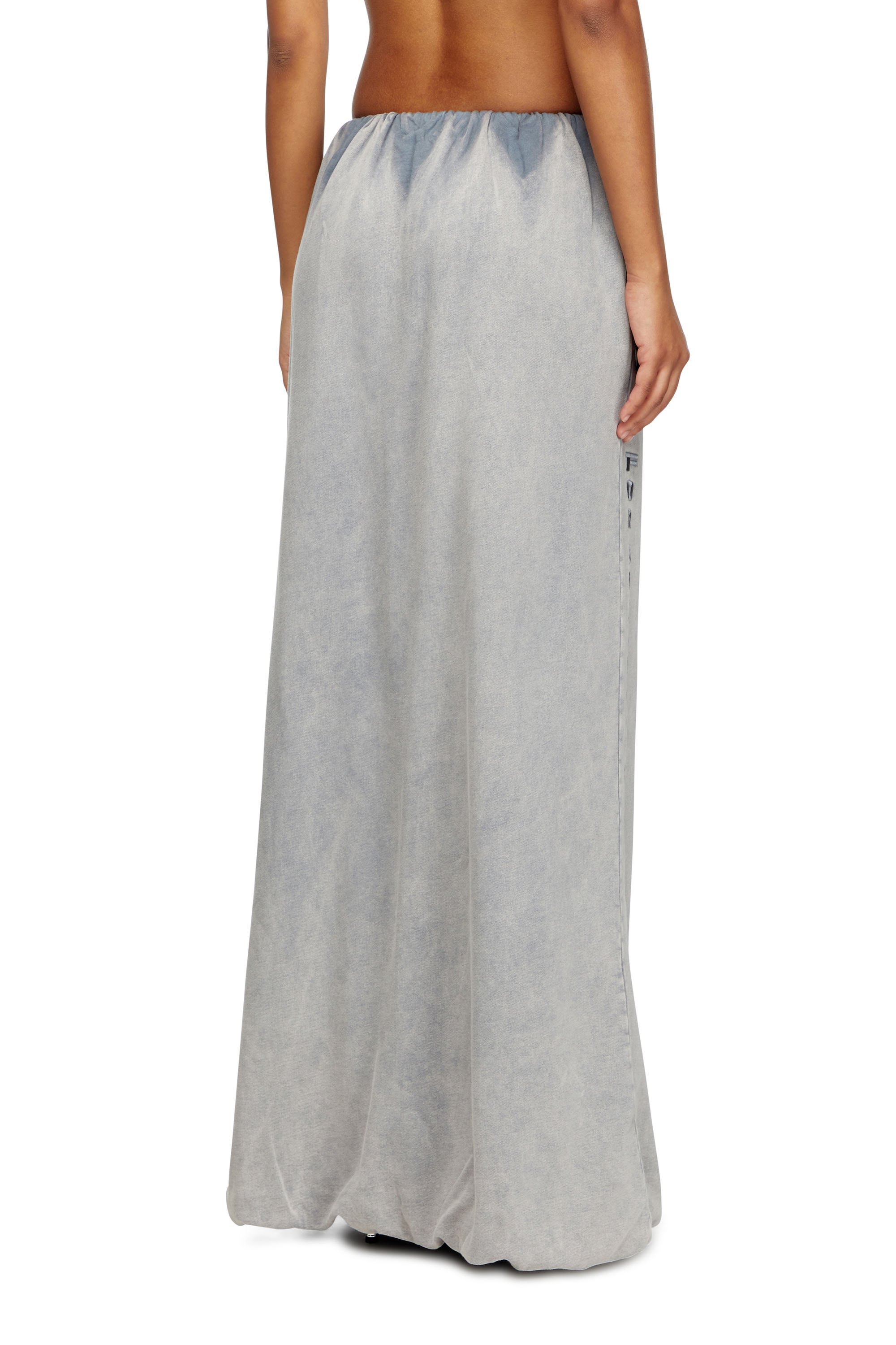 Diesel - O-REIRA, Female's Balloon-shaped maxi skirt in Light Grey - 4