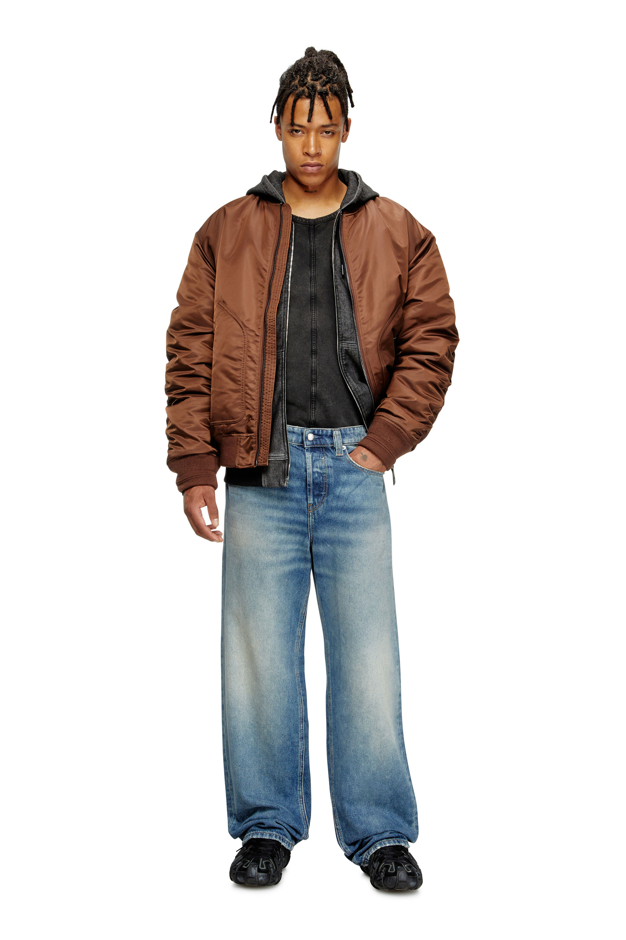 Diesel - Male's Relaxed Jeans 2001 D-Macro 0DBEB, Medium Blue - 2