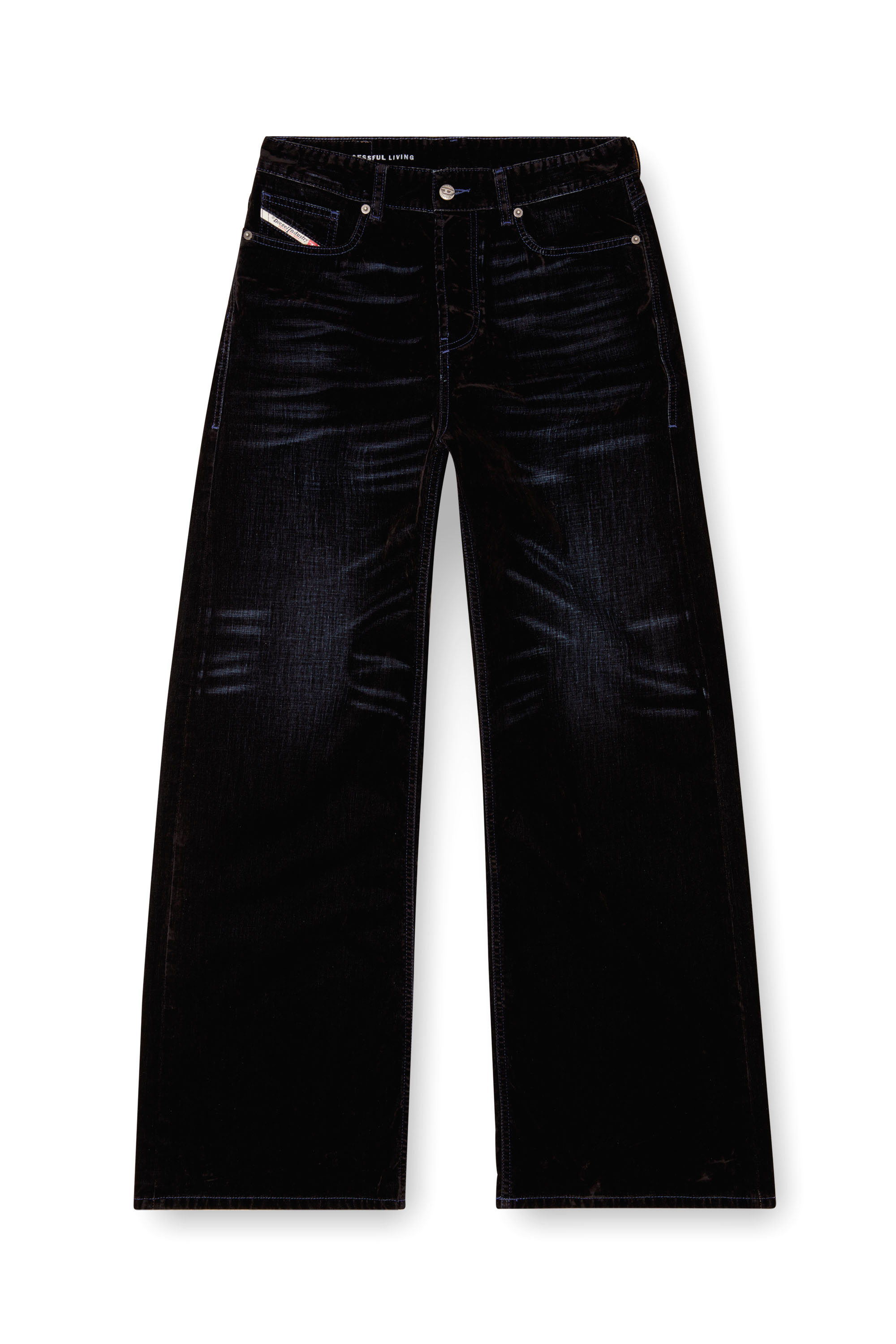 Diesel - Female's Relaxed Jeans 1996 D-Sire 068QY, Dark Blue - 3