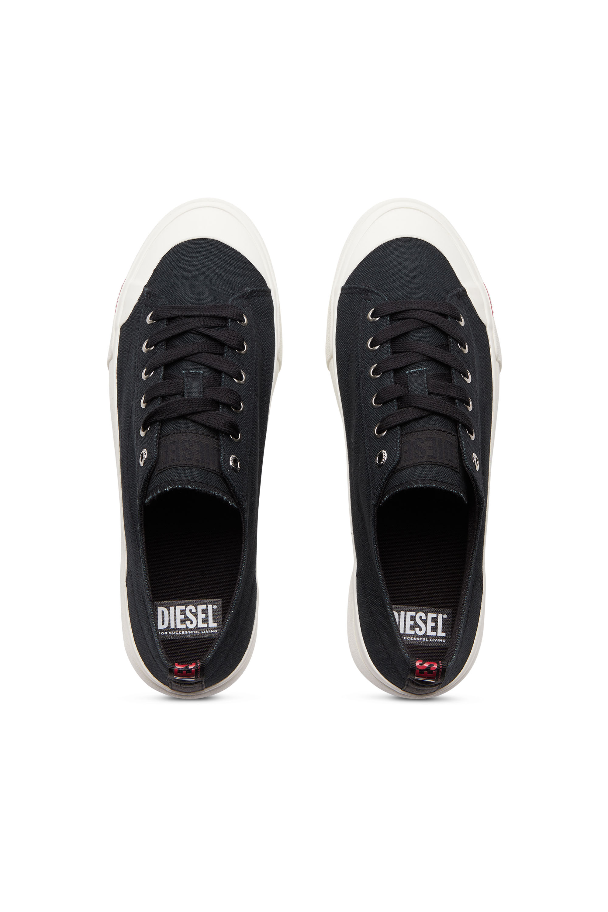 Diesel - S-ATHOS LOW, S-Athos Low-Sneakers en toile Homme in Noir - 5