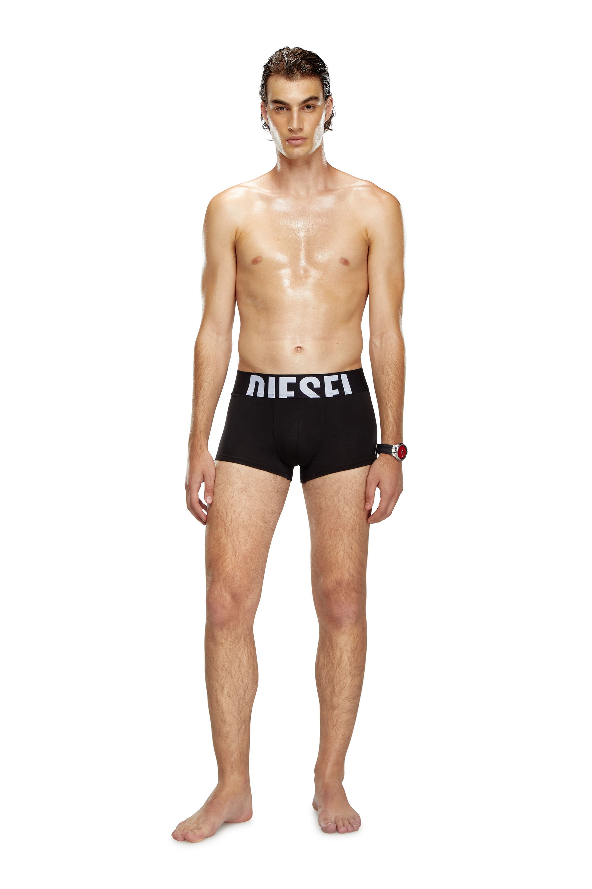 Diesel - UMBX-DAMIENTHREEPACK-5.5EL, Lot de trois boxers en coton stretch Homme in Noir - 4