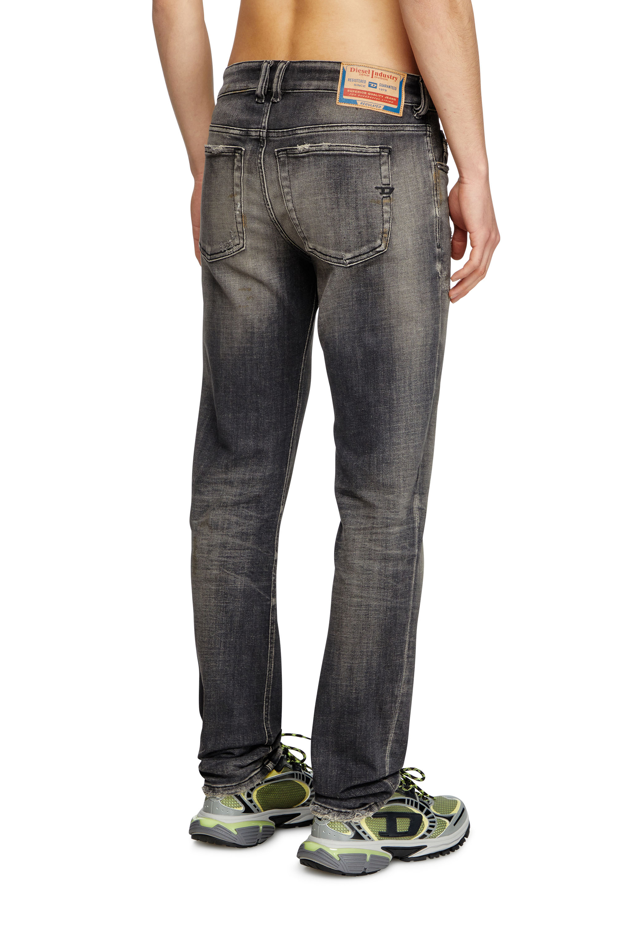 Diesel - Skinny Jeans 1979 Sleenker 09K56 Homme, Noir/Gris foncé - Image 4