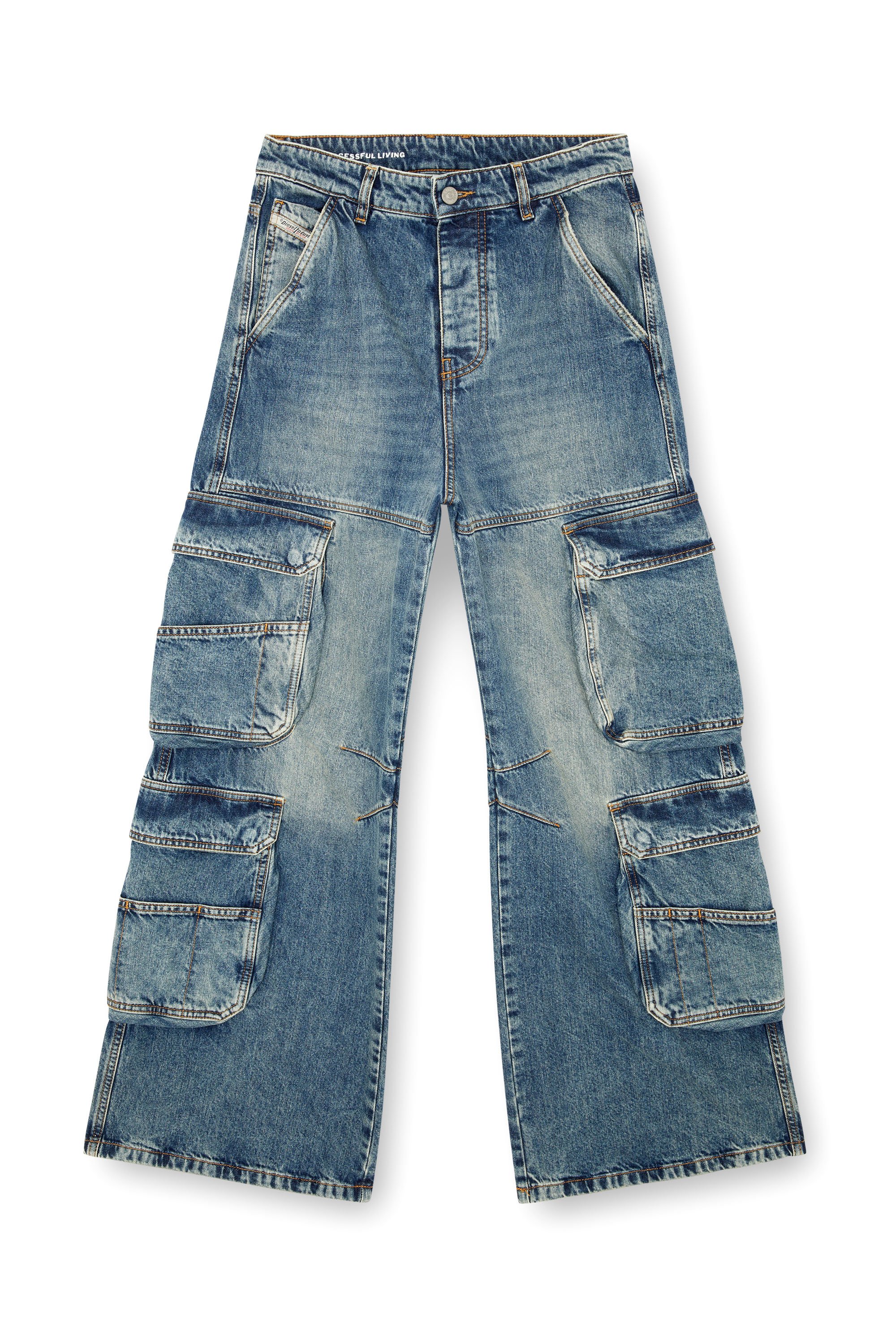 Diesel - Female Straight Jeans 1996 D-Sire 0NLAX, Medium Blue - Image 3