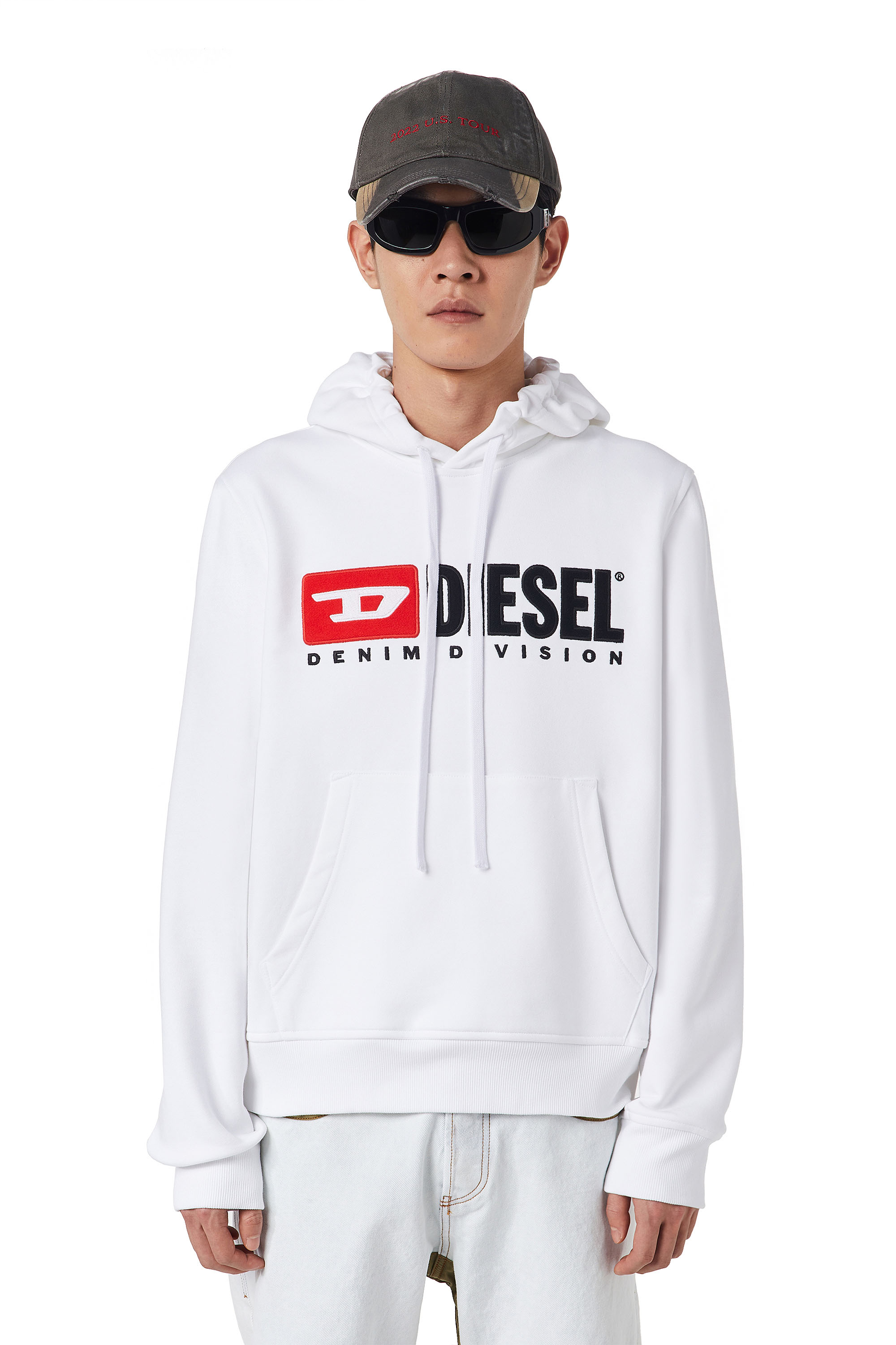 Diesel - S-GINN-HOOD-DIV, White - Image 1