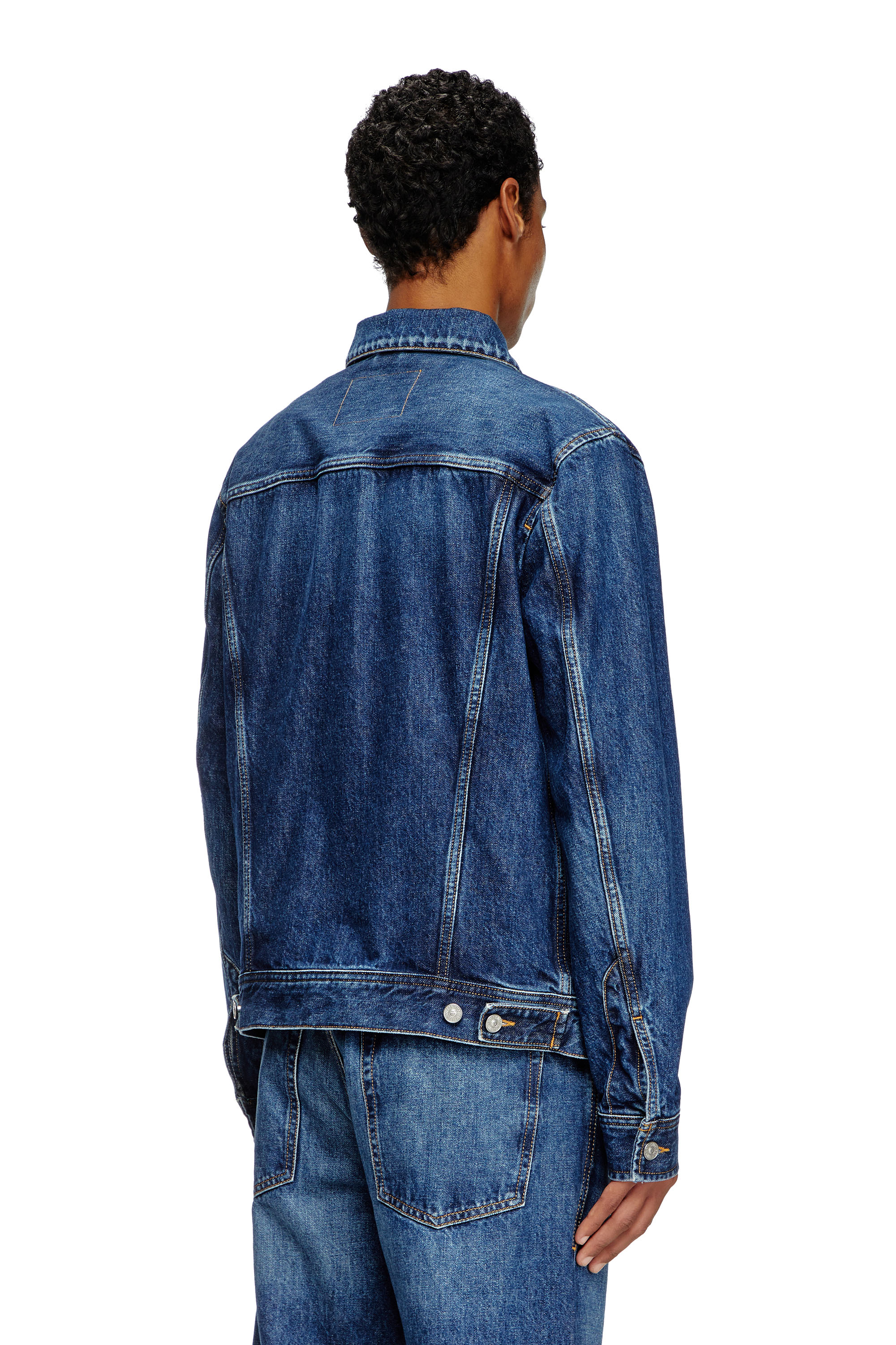 Diesel - D-BARCY, Veste trucker avec un fit regular Homme in Bleu - 3