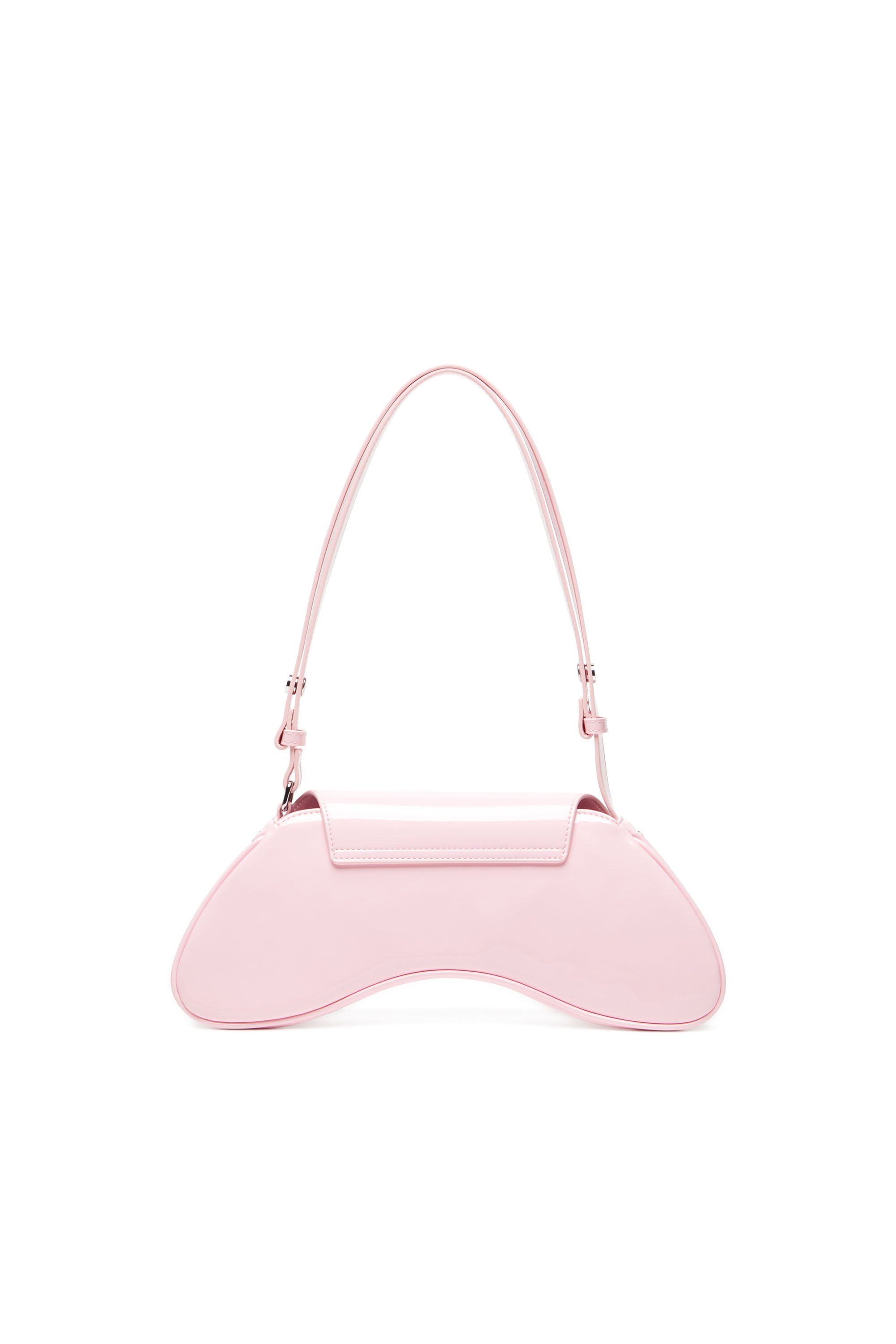 Diesel - PLAY CROSSBODY, Female's Crossbody bag in glossy PU in Pink - 2