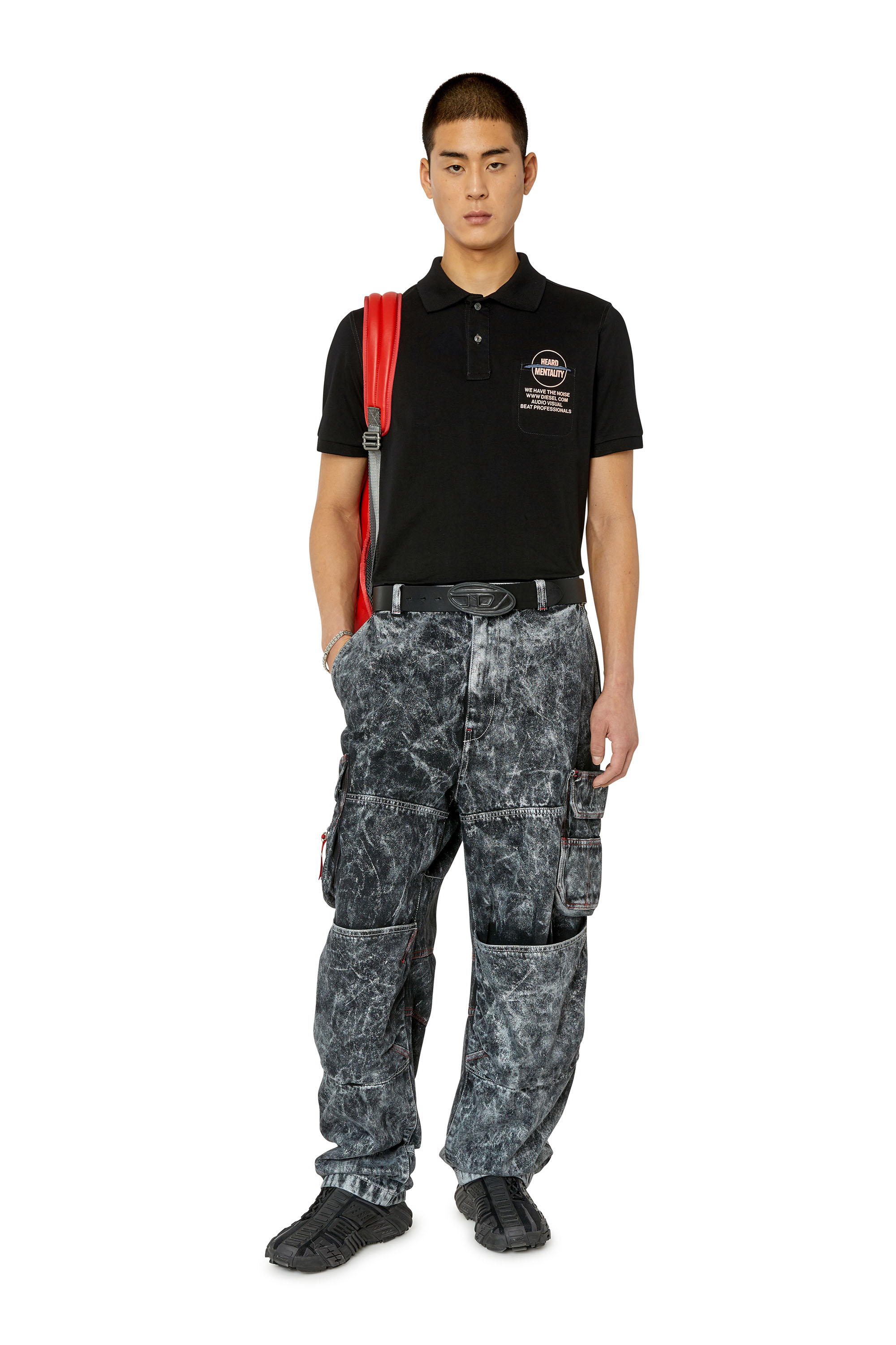 Diesel - T-SPOUCH, Black - Image 5