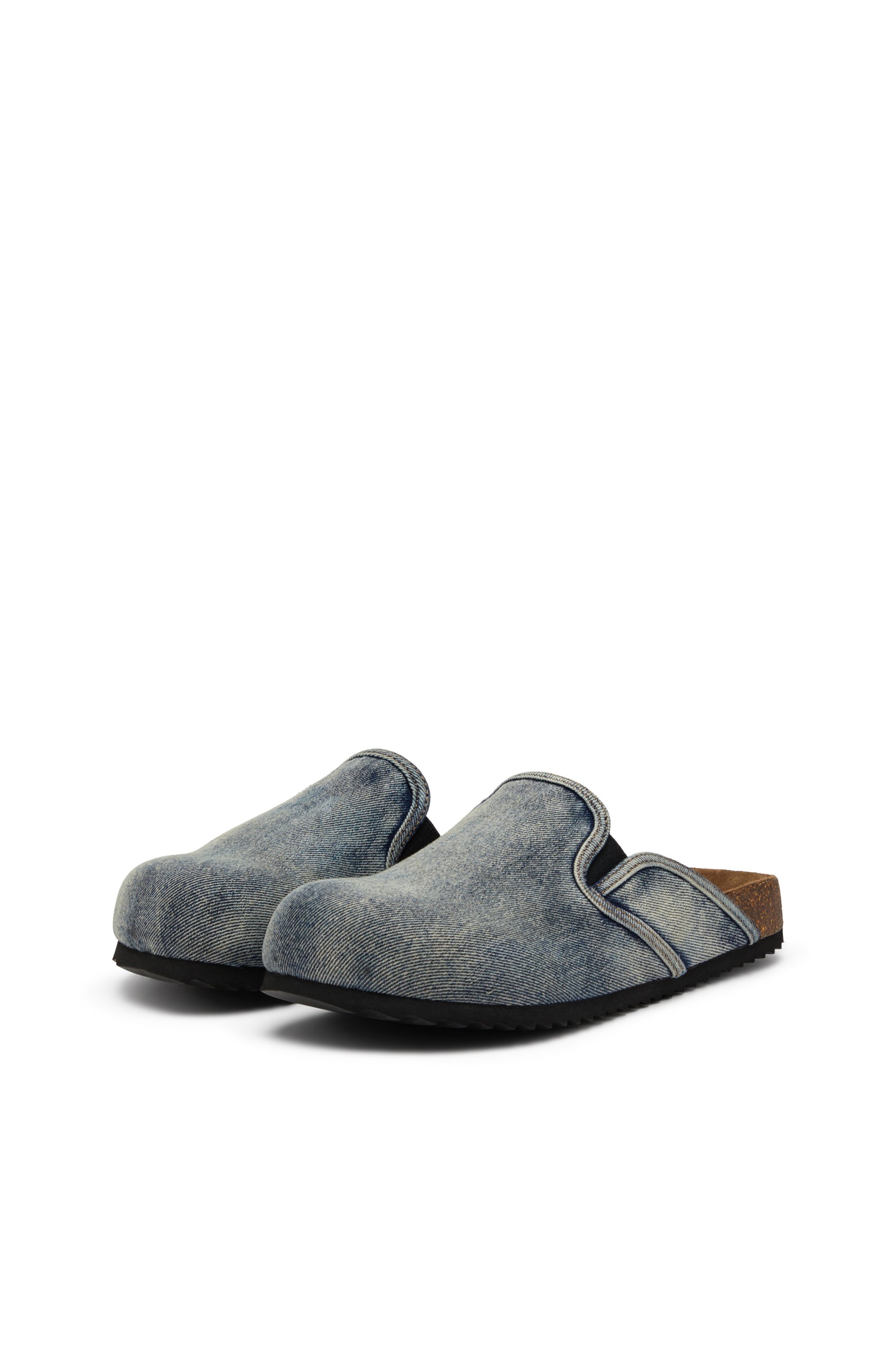 Diesel - D-WOODSTOCK SLIP-ON, Mules en denim Homme in Bleu - 8