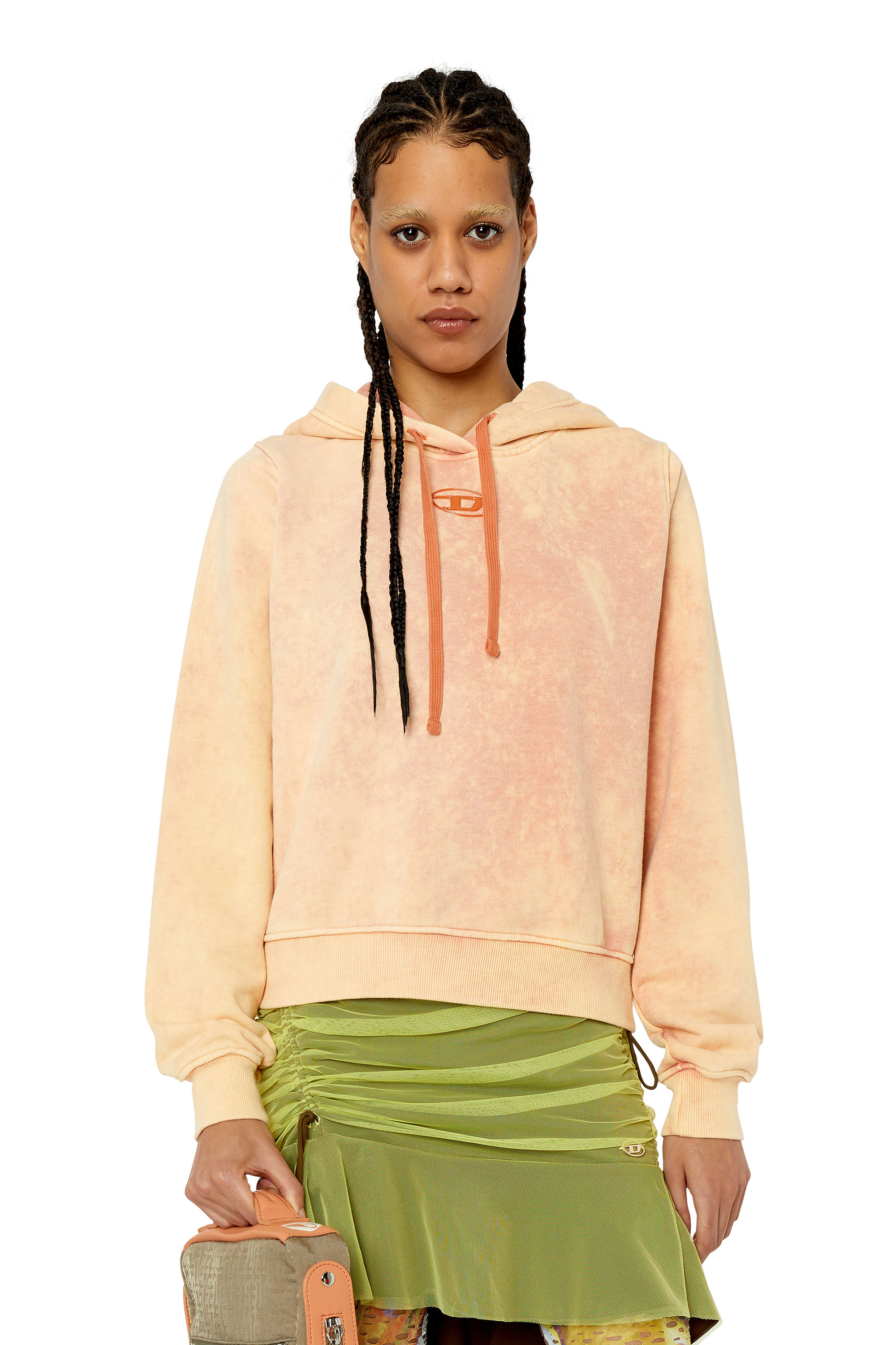 Diesel - F-REGGY-HOOD-G2, Orange - Image 2