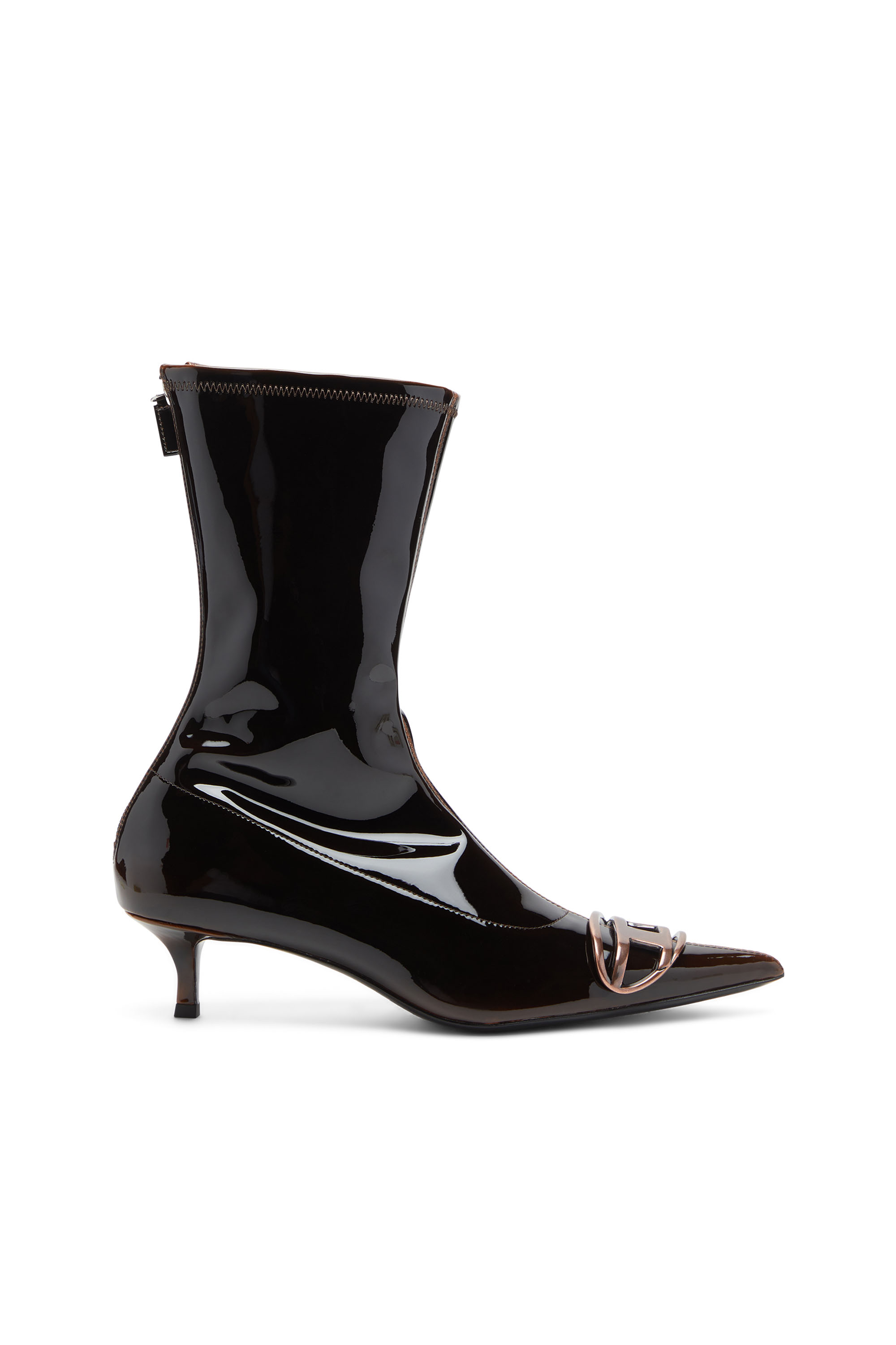 Diesel - D-VENUS KITTIE BT, Female's D-Venus-Ankle boots in liquid PU in Blue/Brown - 1
