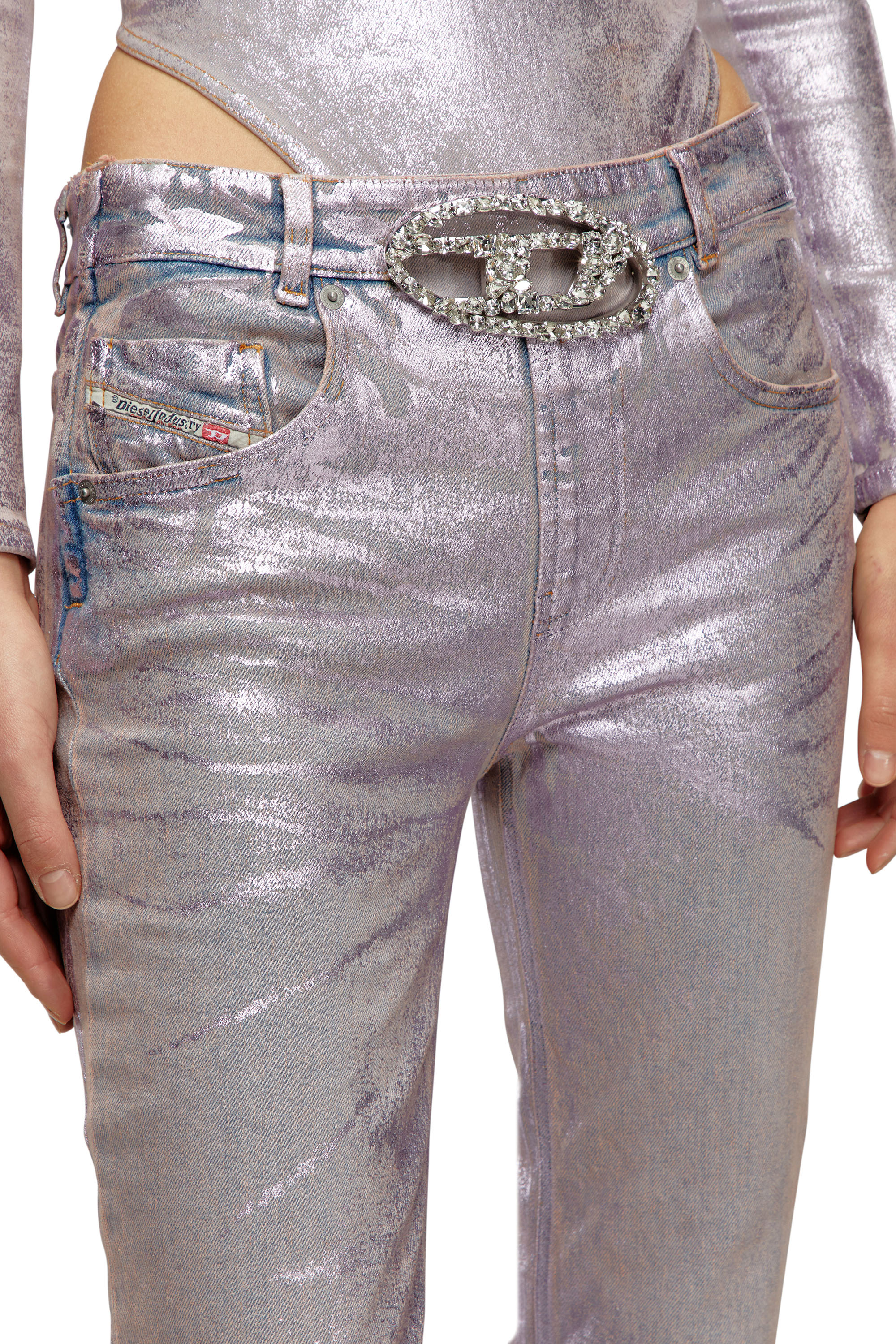Diesel - Femme Straight Jeans 1989 D-Mine 0PGAP, Rose - Image 4