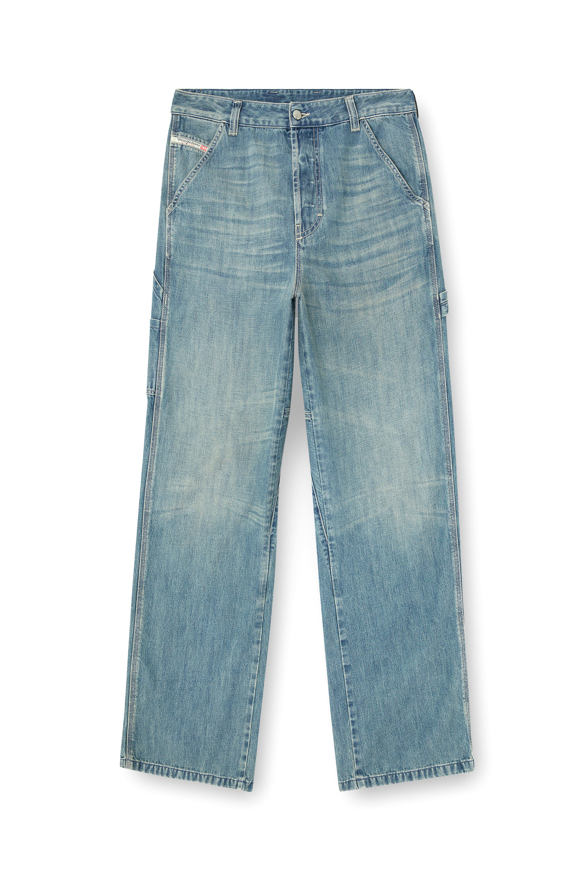 Diesel - Male's Relaxed Jeans D-Livery 068SK, Light Blue - 3
