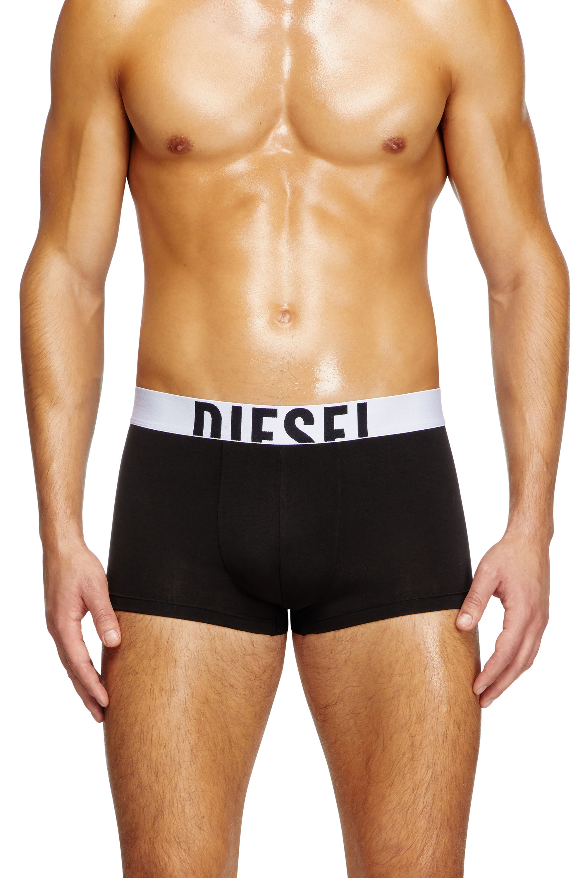 Diesel - DAMIEN-D-POP-3PACK-40, Lot de trois boxers en coton stretch Homme in Polychrome - 3