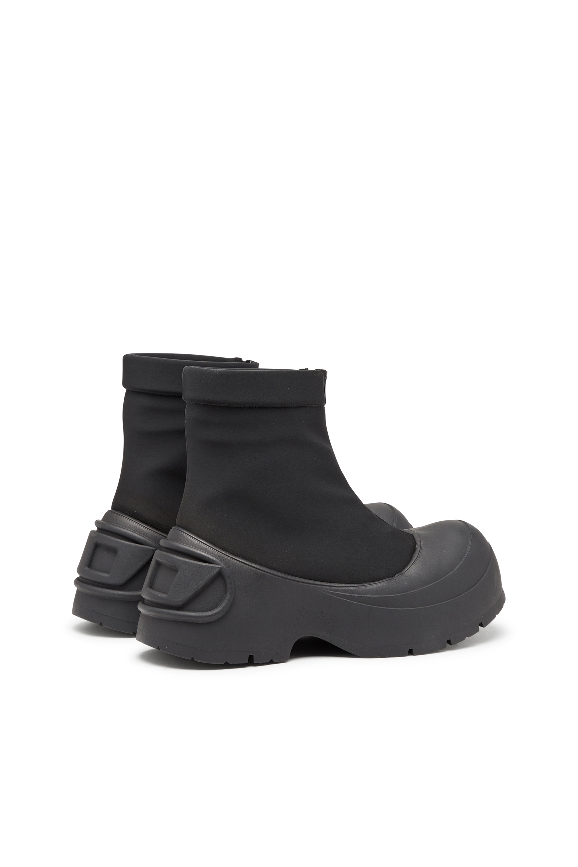 Diesel - D-DONALD CH, Male's D-Donald-Rubber-trimmed ankle boots in Black - 4