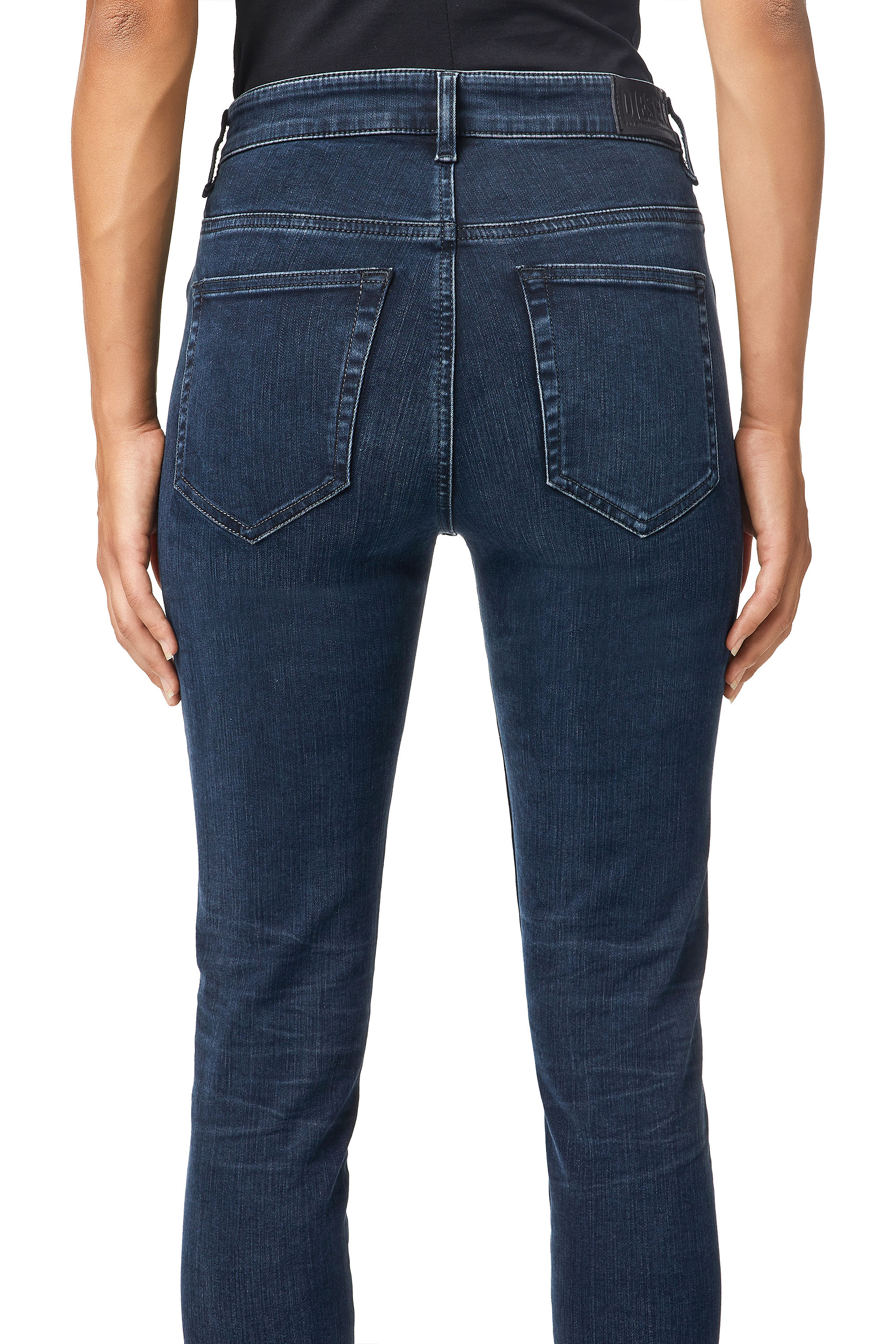 Diesel - 1984 Slandy high 009QF Super skinny Jeans, Bleu Foncé - Image 4