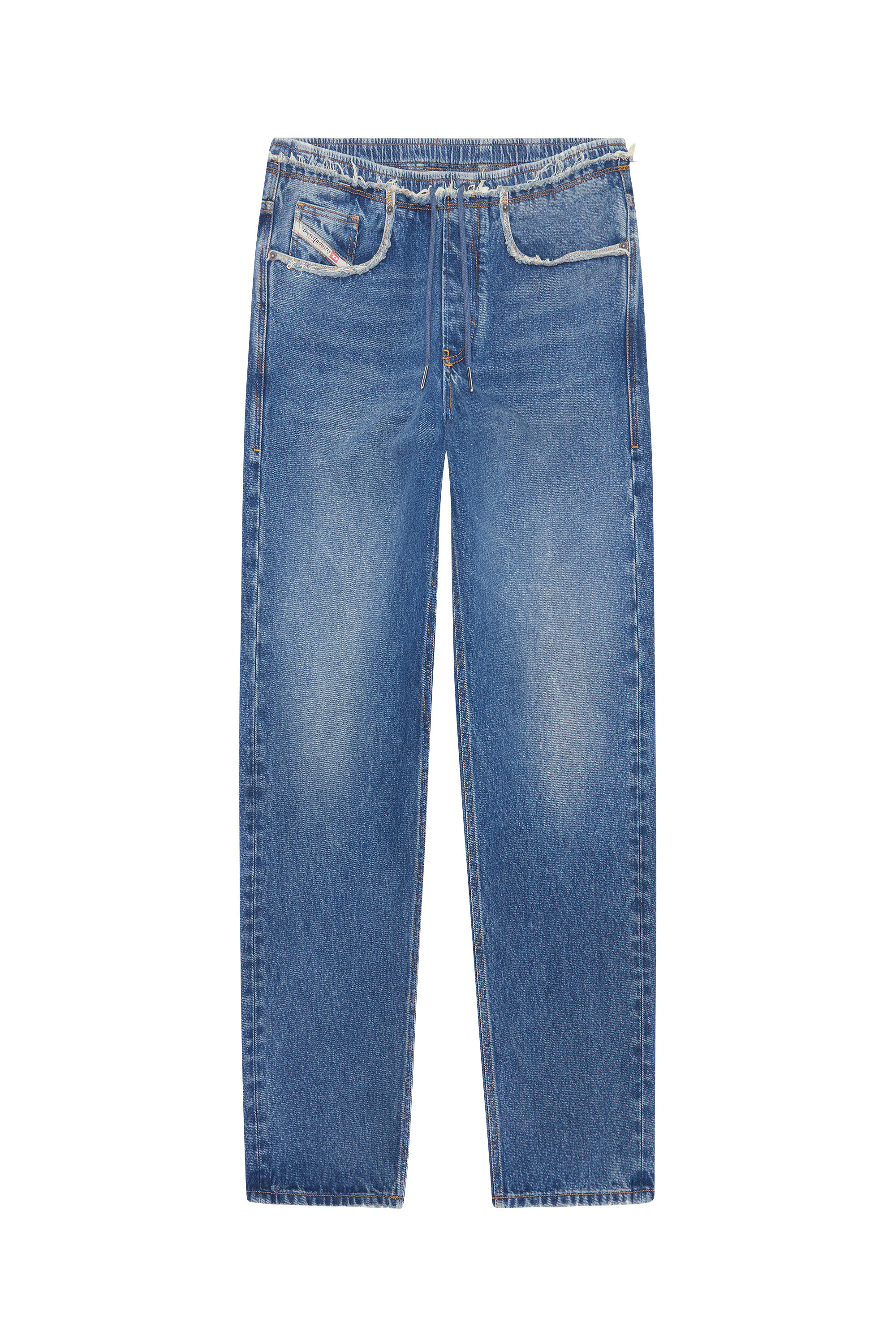 Diesel - D-Sert 007F2 Straight Jeans, Medium Blue - Image 3