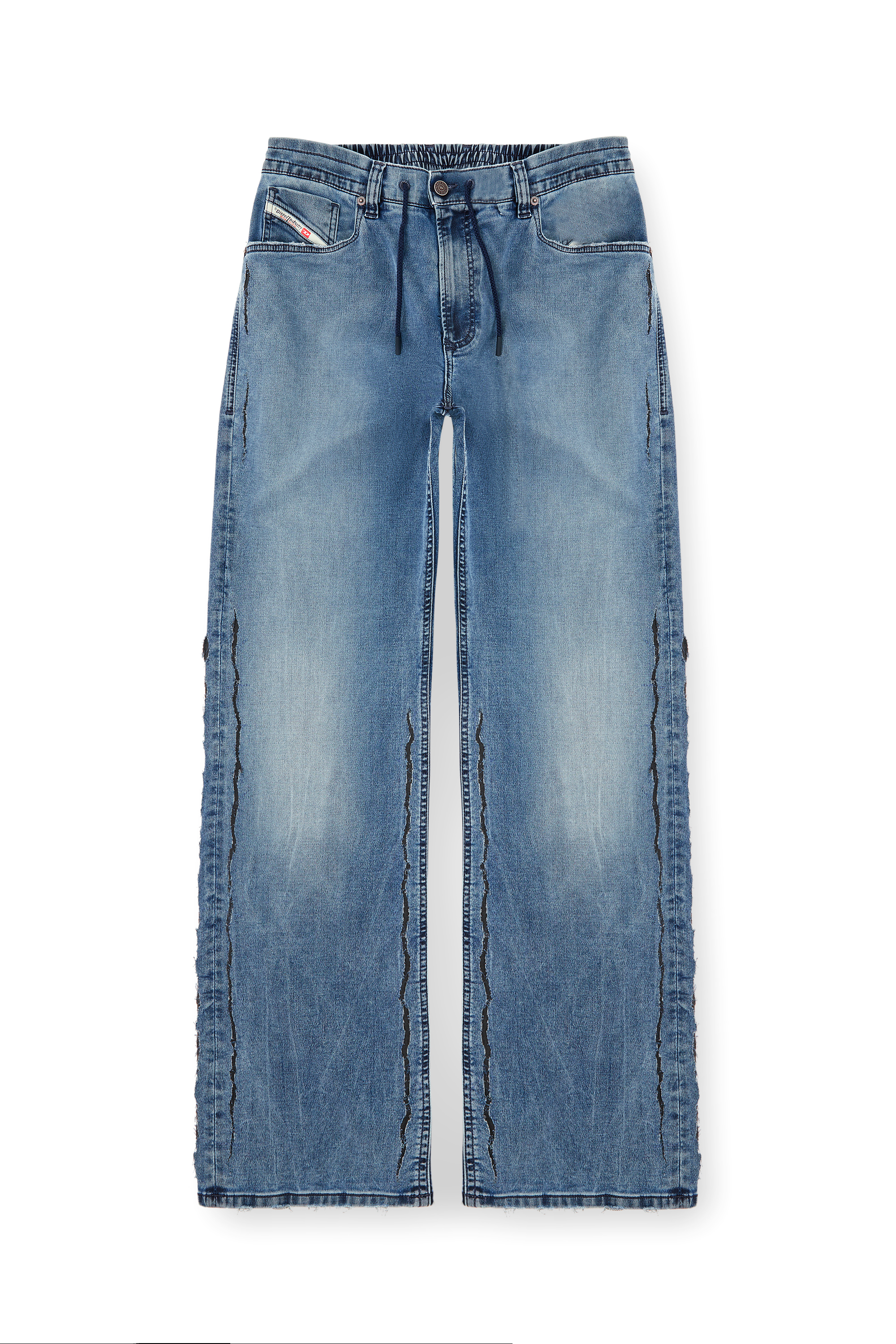 Diesel - Male's Relaxed 2080 D-Reel Joggjeans® 09K64, Medium Blue - 3