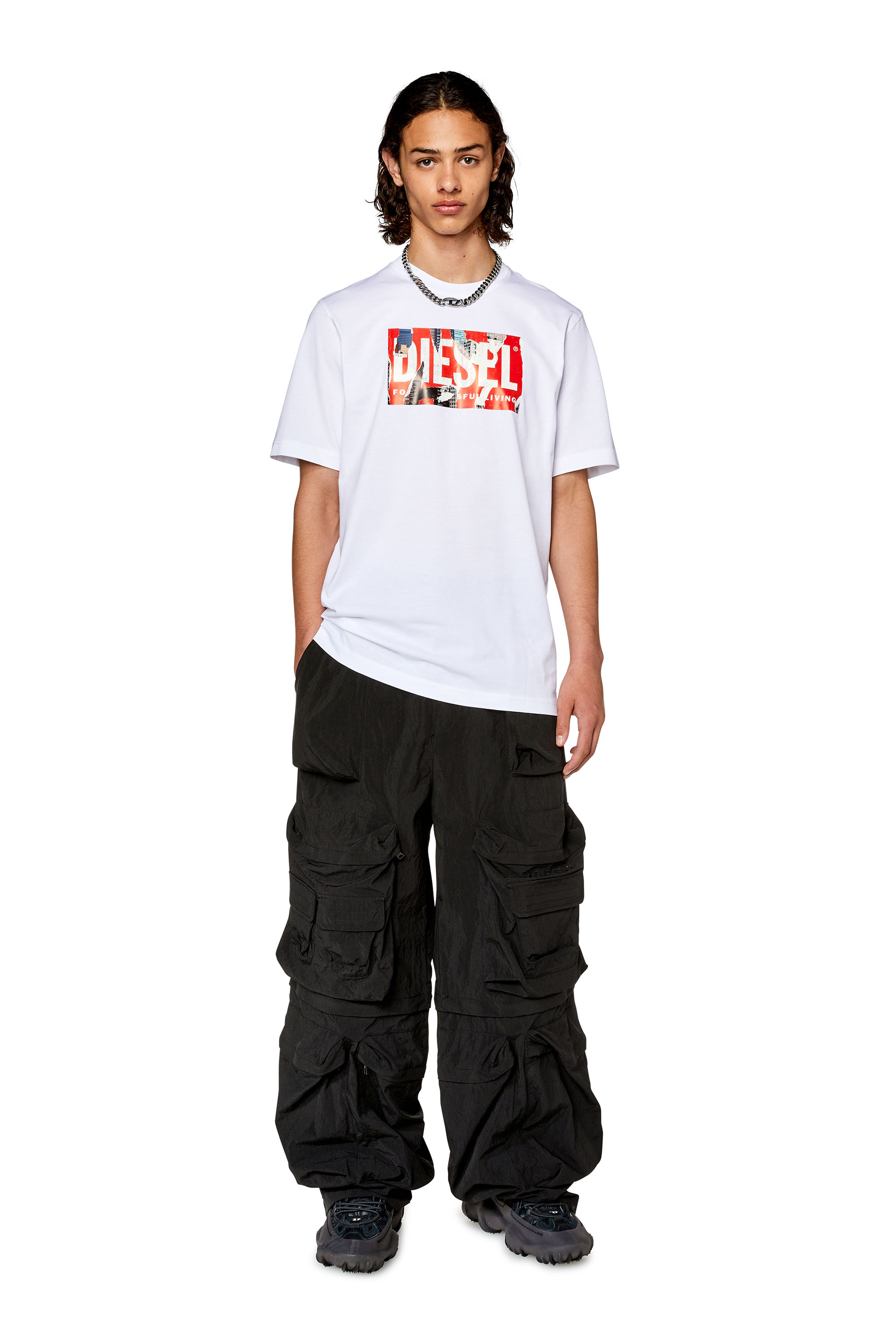 Diesel - T-JUST-L13, Blanc - Image 3