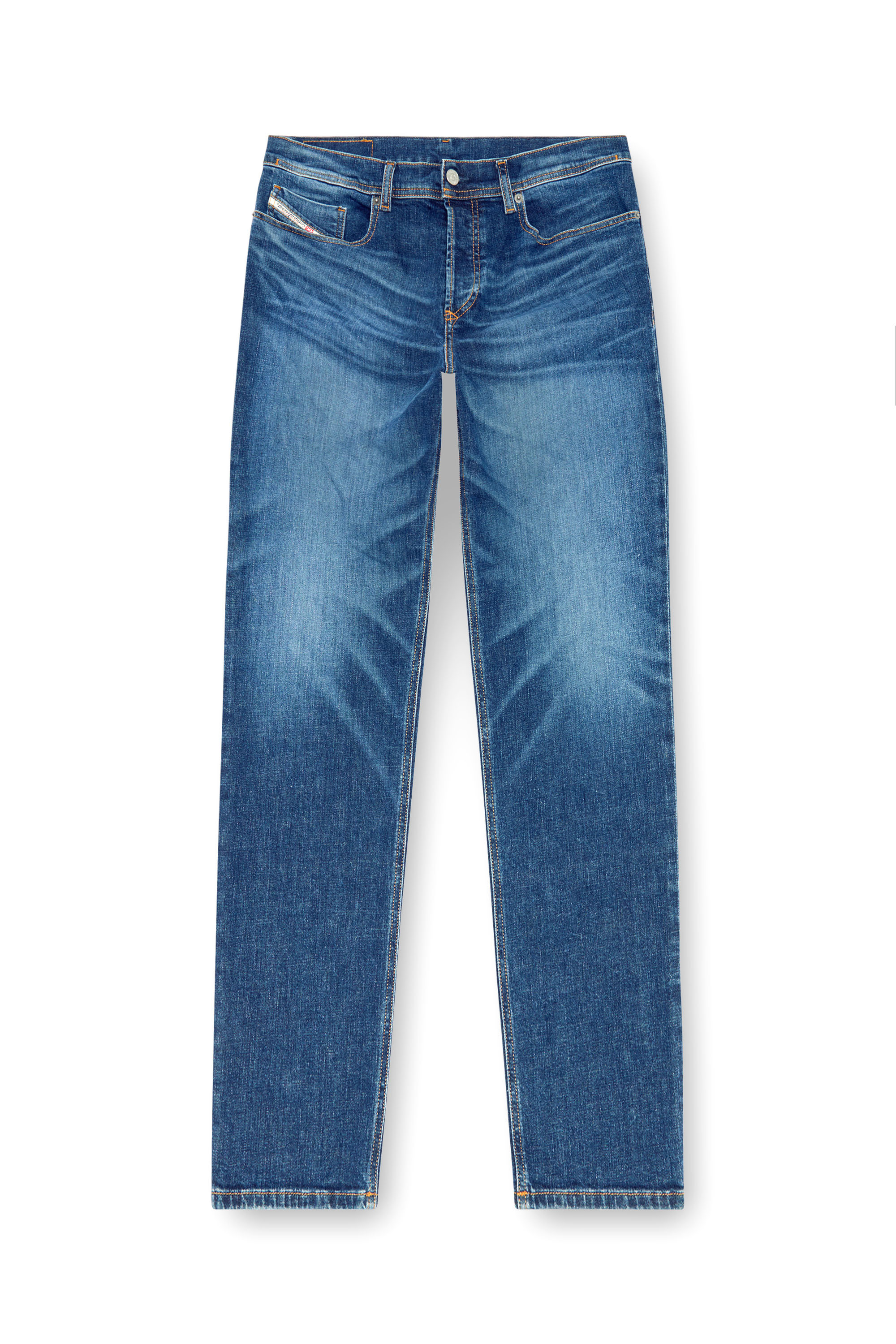 Diesel - Male Tapered Jeans 2023 D-Finitive 09J47, Dark Blue - Image 5