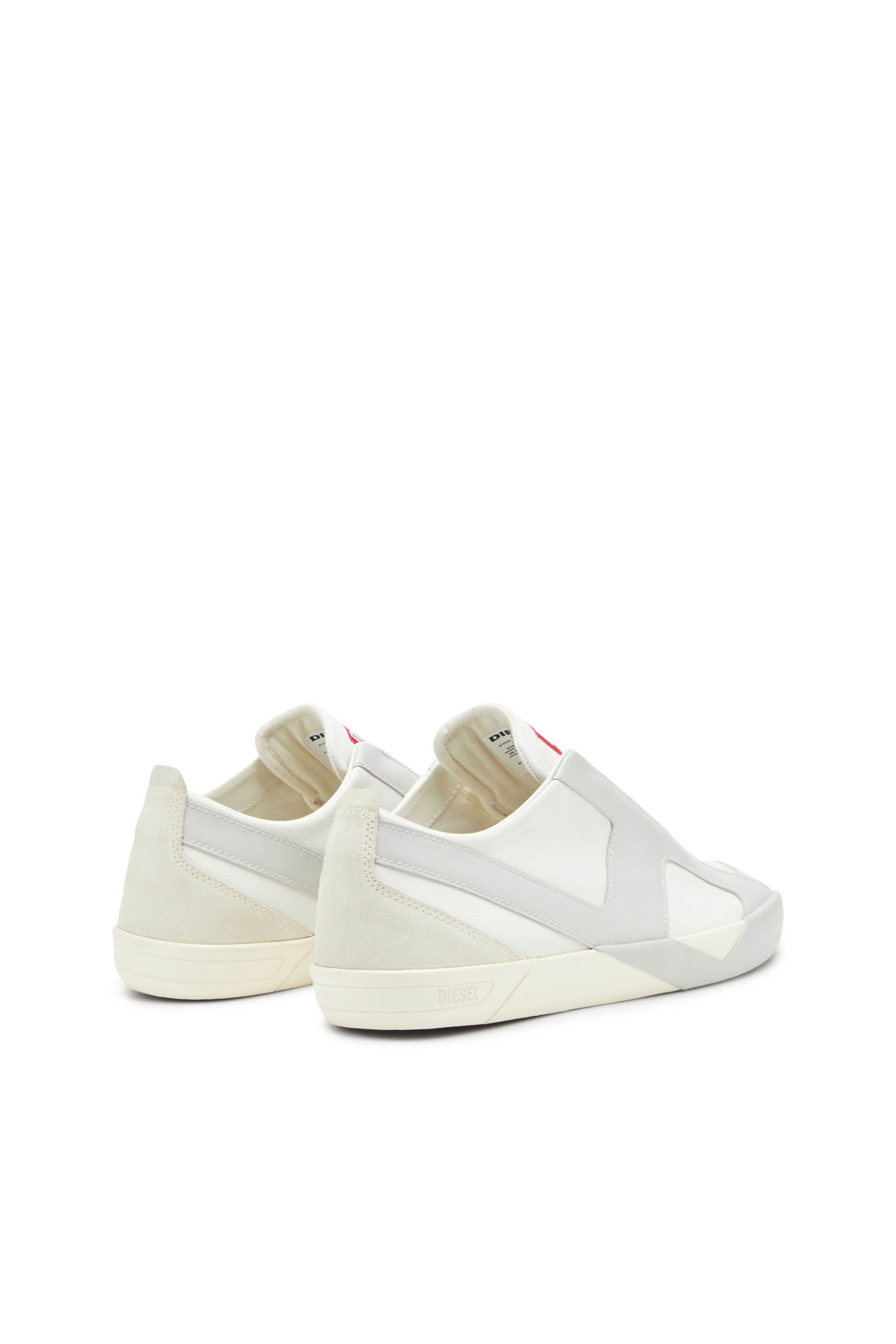 Diesel - S-SLANTE-D LOW, Male's S-Slante-D-Sneakers in suede and leather with D logo in null - 3