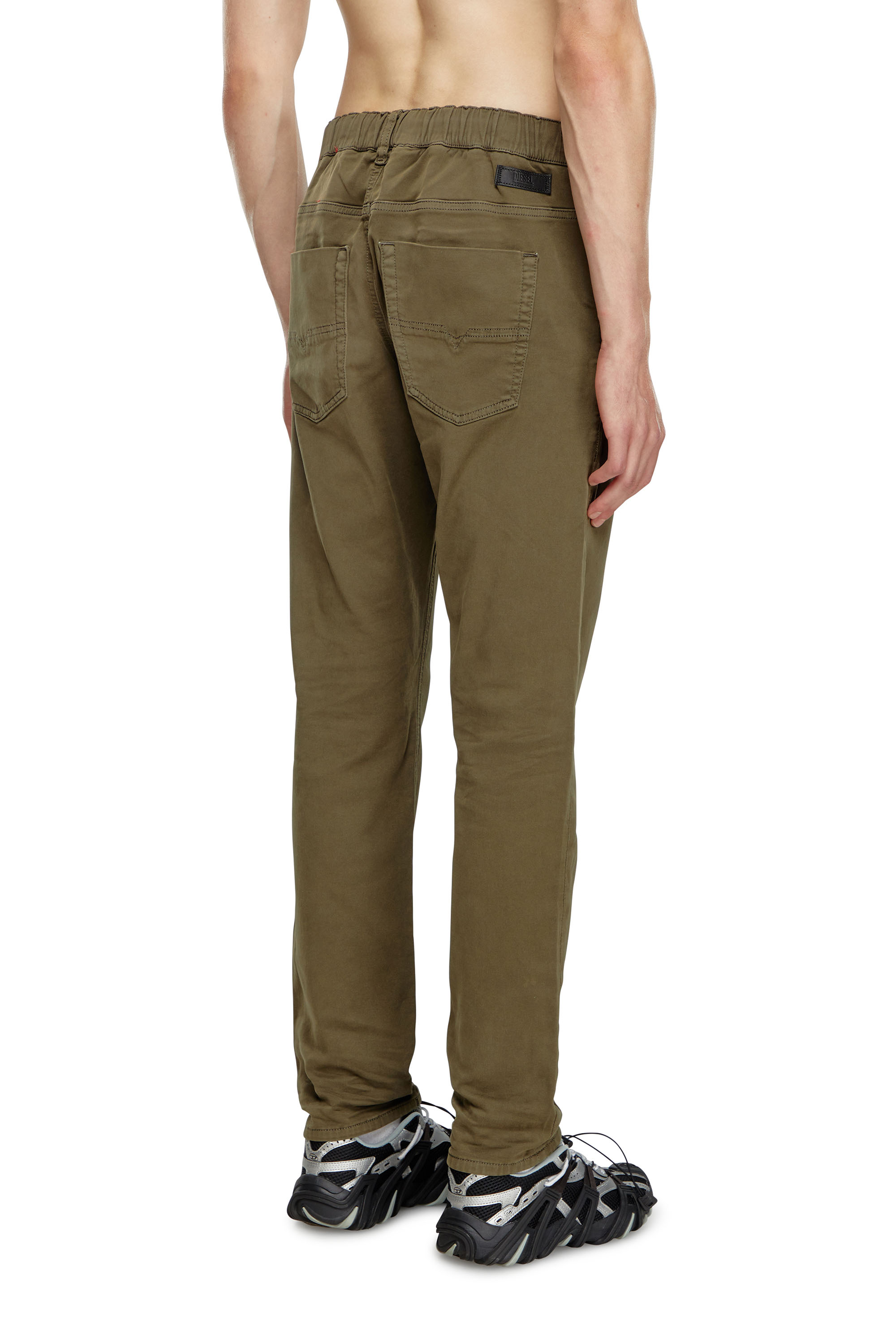 Diesel - Male Tapered 2030 D-Krooley Joggjeans® 0670M, Military Green - Image 3