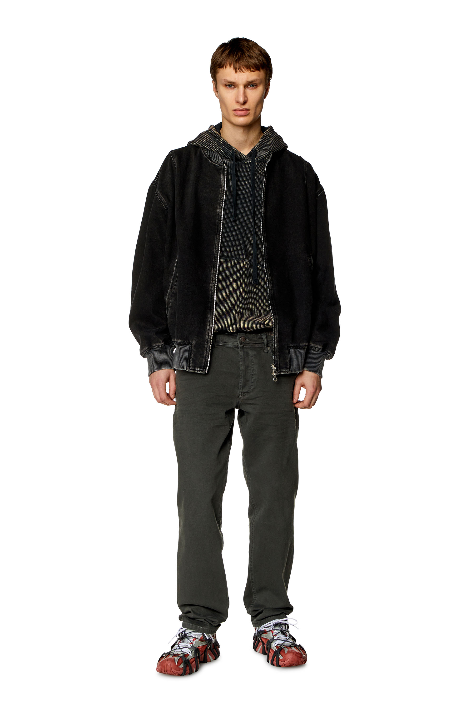 Diesel - Tapered Jeans 2023 D-Finitive 0QWTY, Gris foncé - Image 2