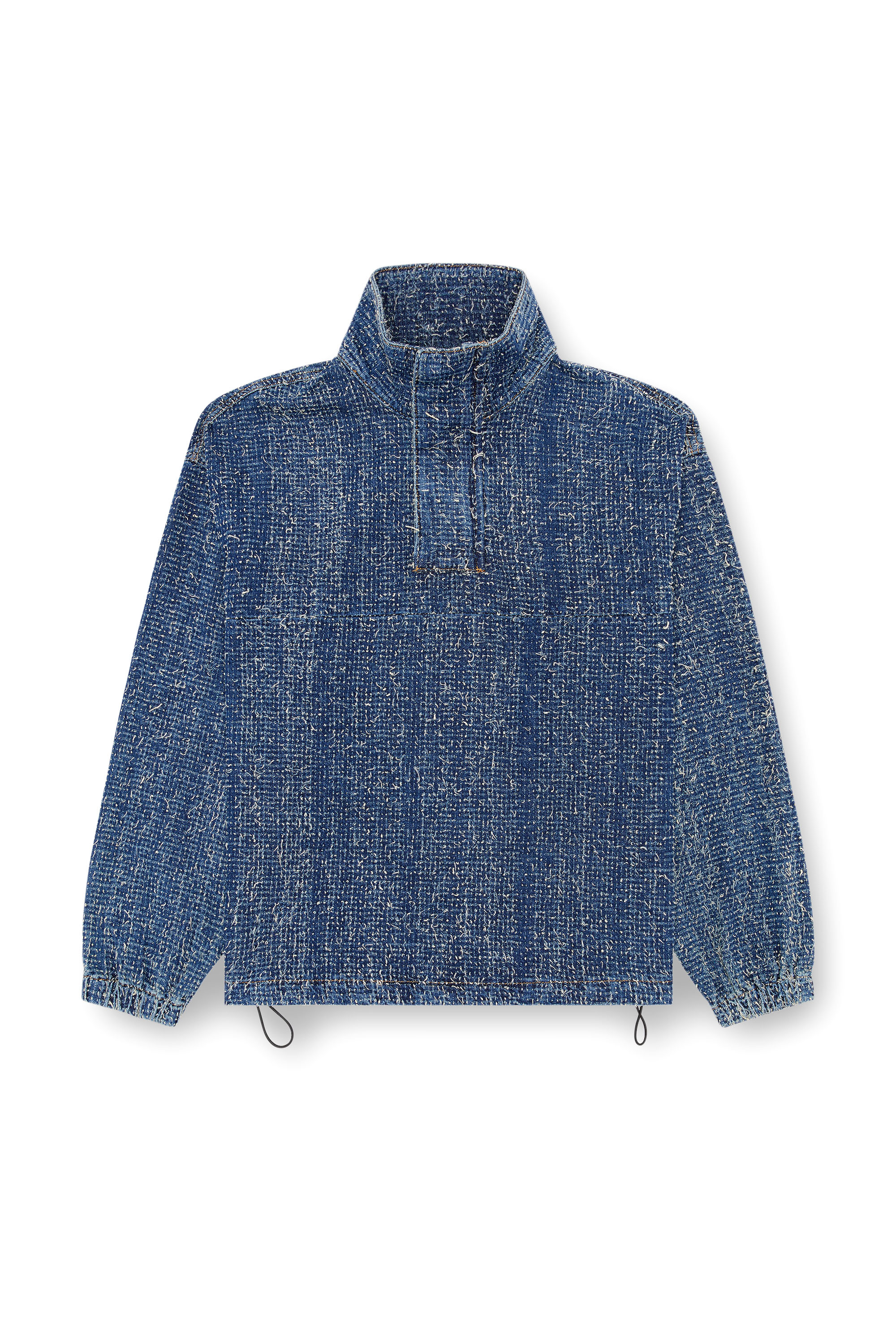 Diesel - D-FLOW-S, Veste pull en denim bouclé Mixte in Bleu - 7