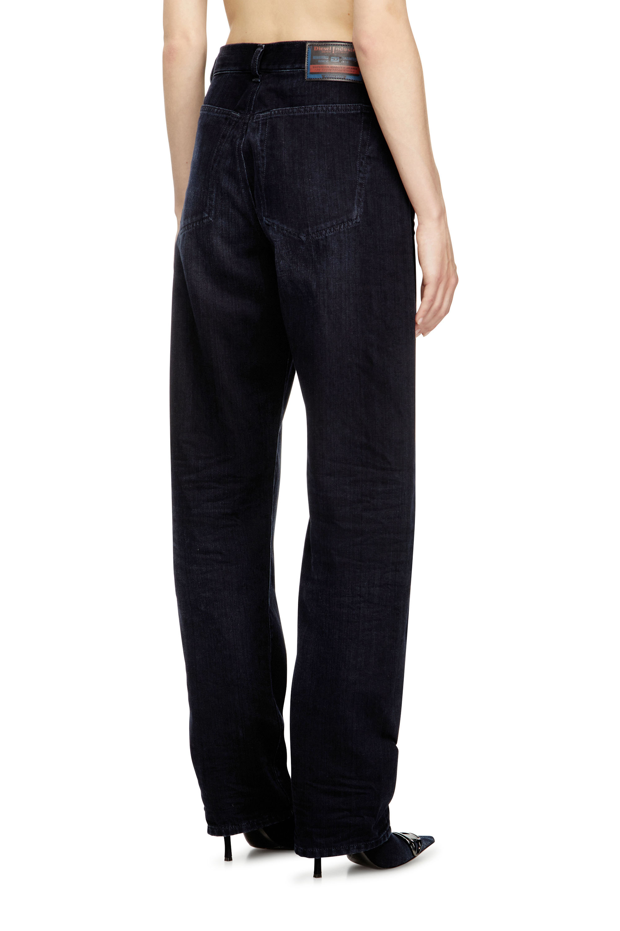 Diesel - Female's Relaxed Jeans 1974 D-Ellz 09L54, Dark Blue - 4