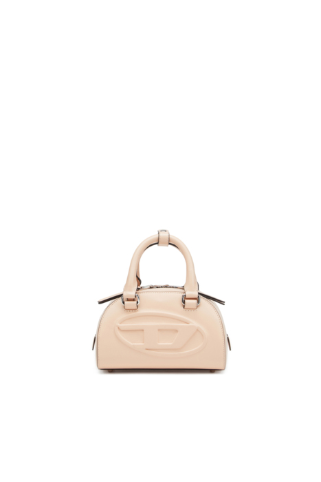 Diesel - 1DR DOME CROSSBODY, Female's Leather mini bowling bag in Pink - 1
