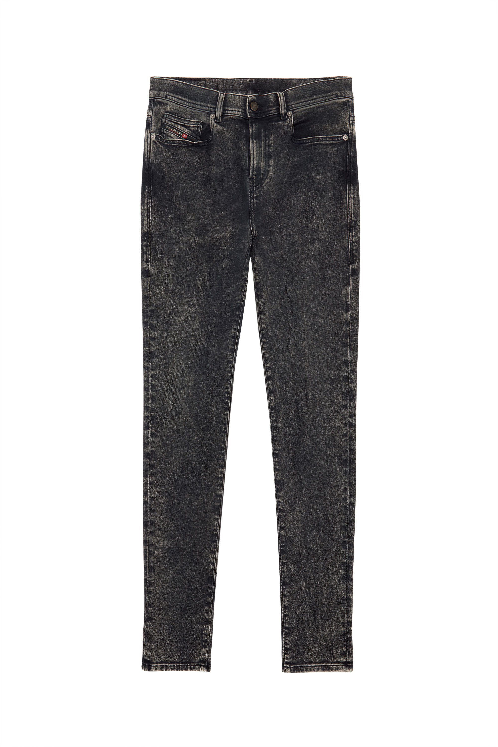Diesel - 1983 09C22 Skinny Jeans, Black/Dark Grey - Image 1