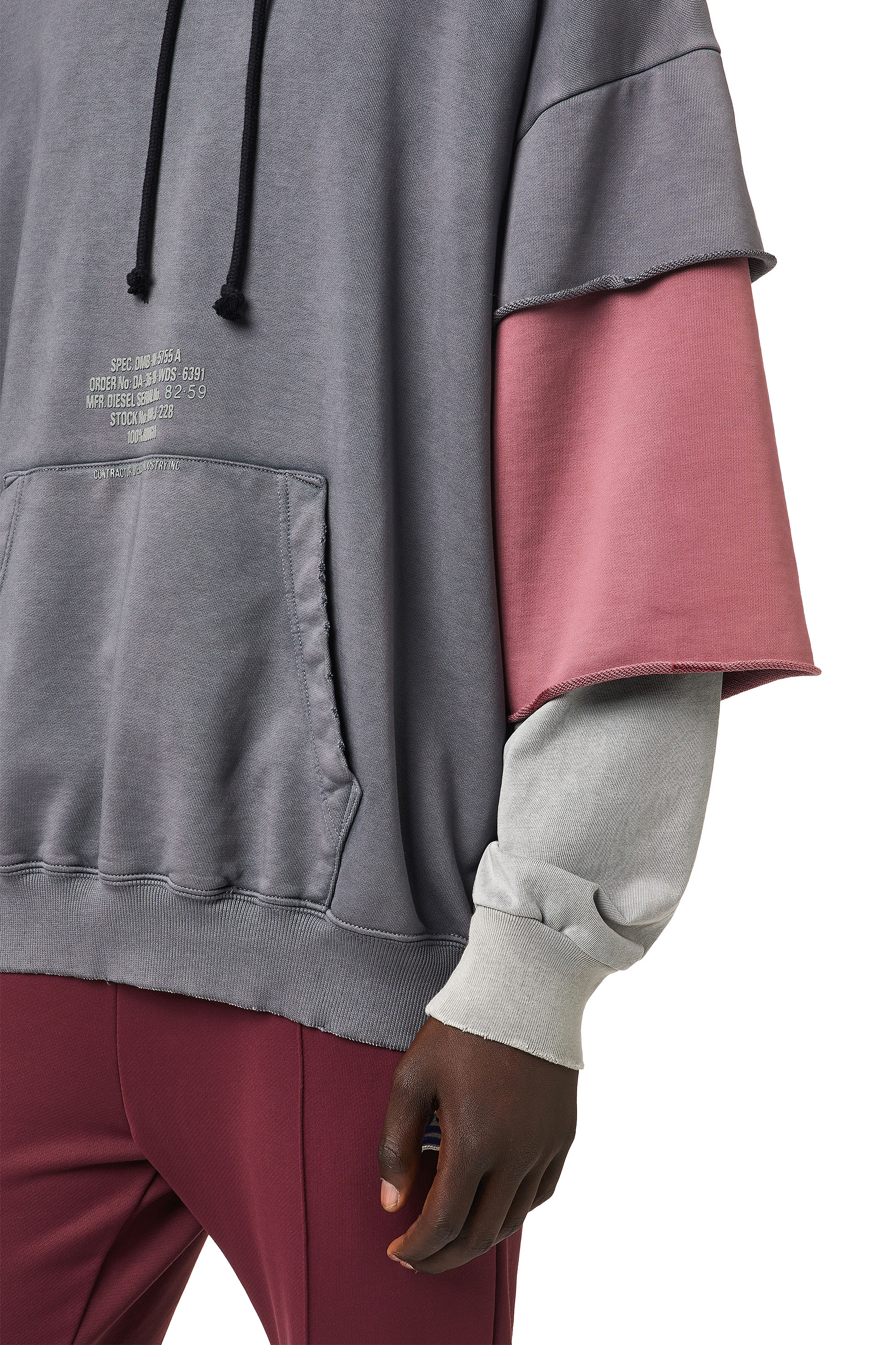 WDS EmbossedShortCrewNeck & SweatPants-