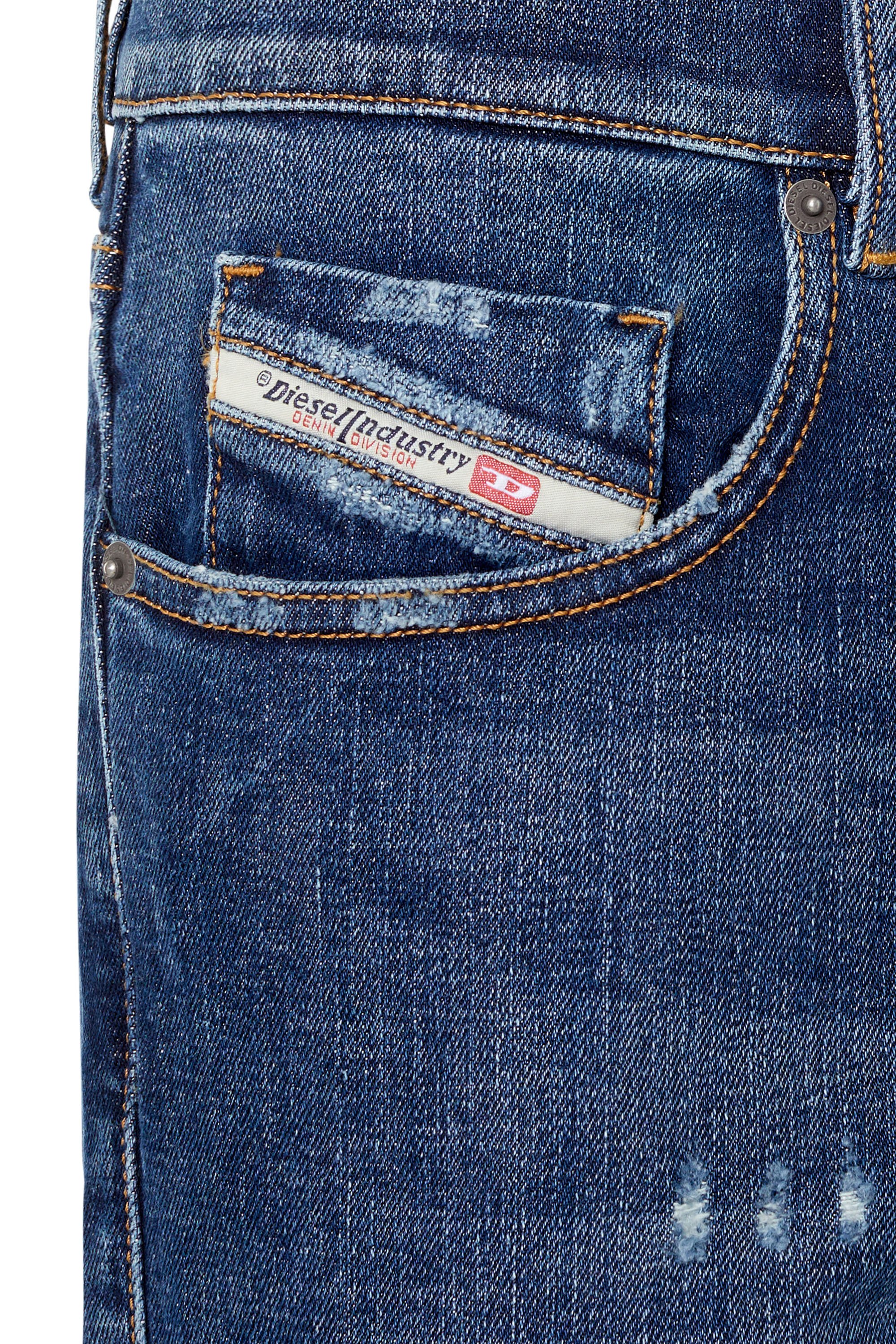 Diesel - 2019 D-STRUKT 09E45 Slim Jeans, Bleu moyen - Image 5