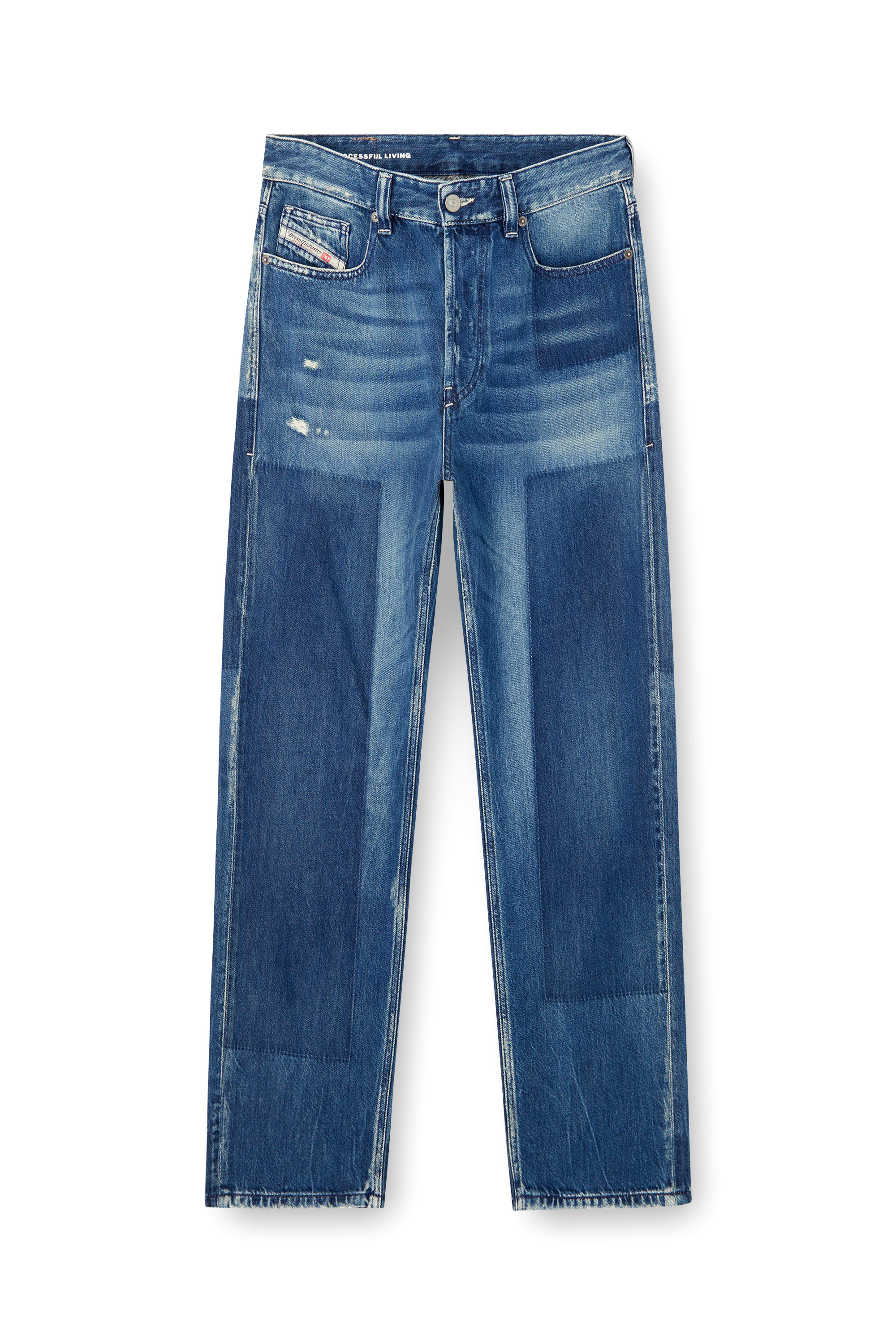 Diesel - Regular Jeans 2024 D-Macs 09M52 Homme, Bleu Foncé - Image 3