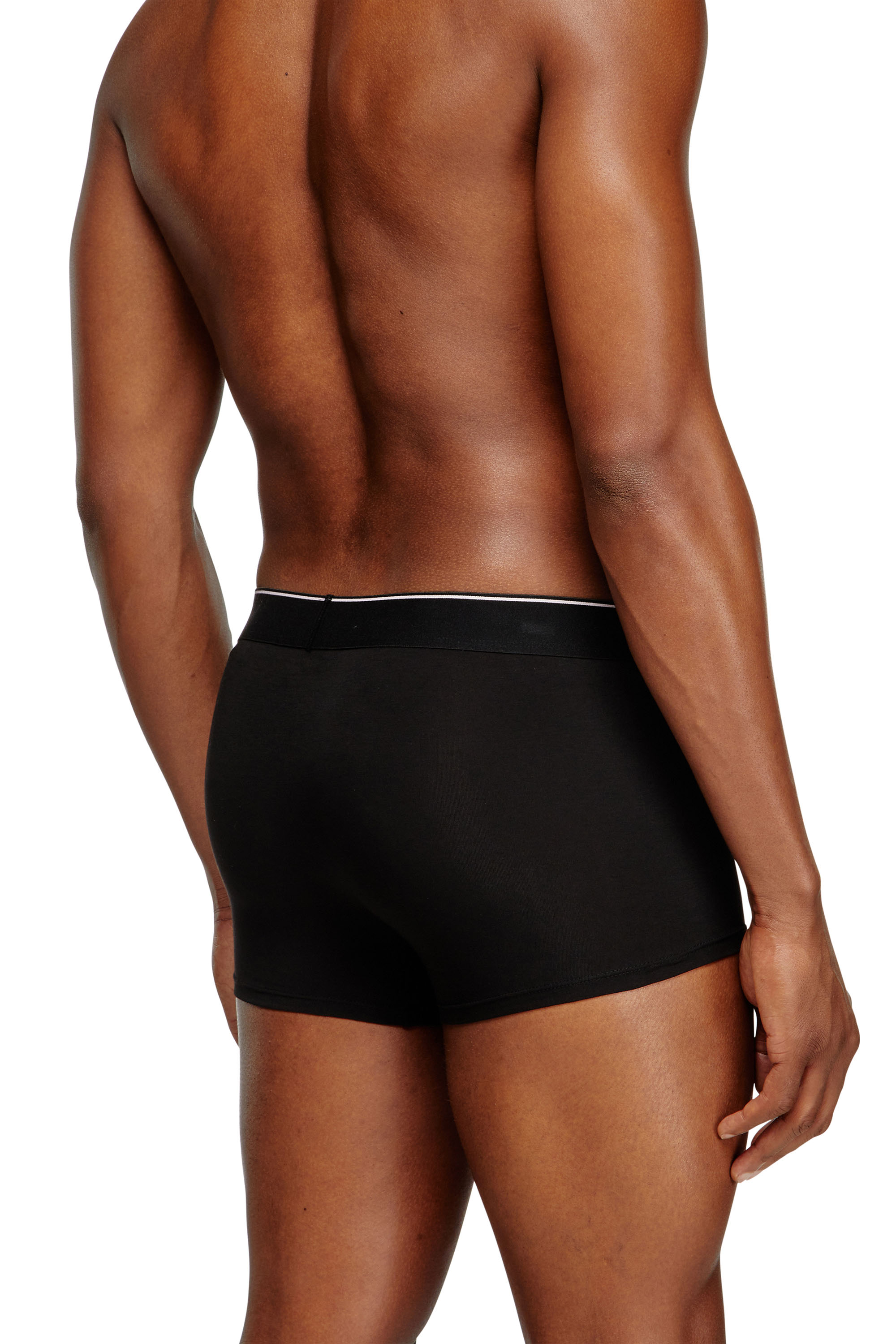 Diesel - UMBX-DAMIENTHREEPACK, Male's Three-pack of plain boxer in Black/Pink - 4
