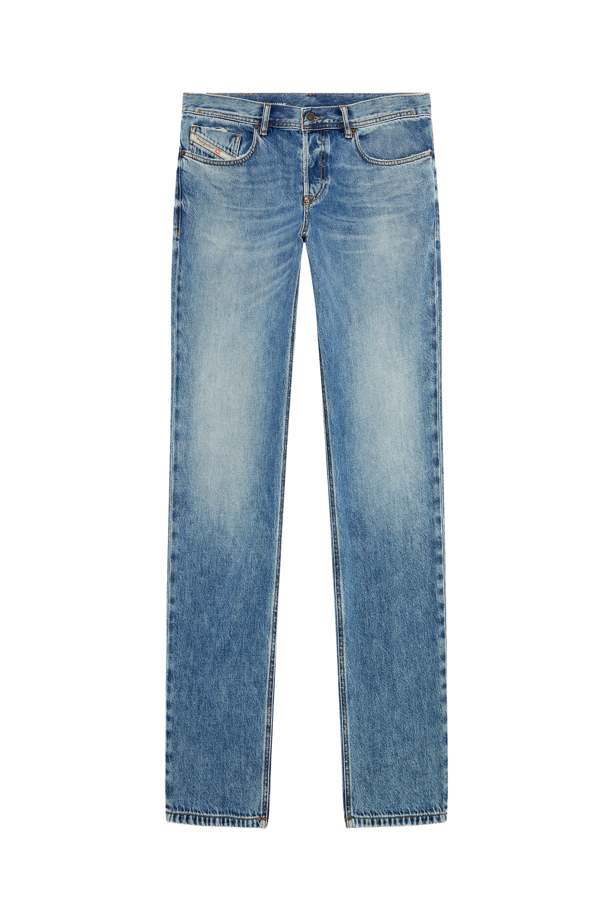 Diesel - Tapered Jeans 2023 D-Finitive 09H95, Bleu moyen - Image 3