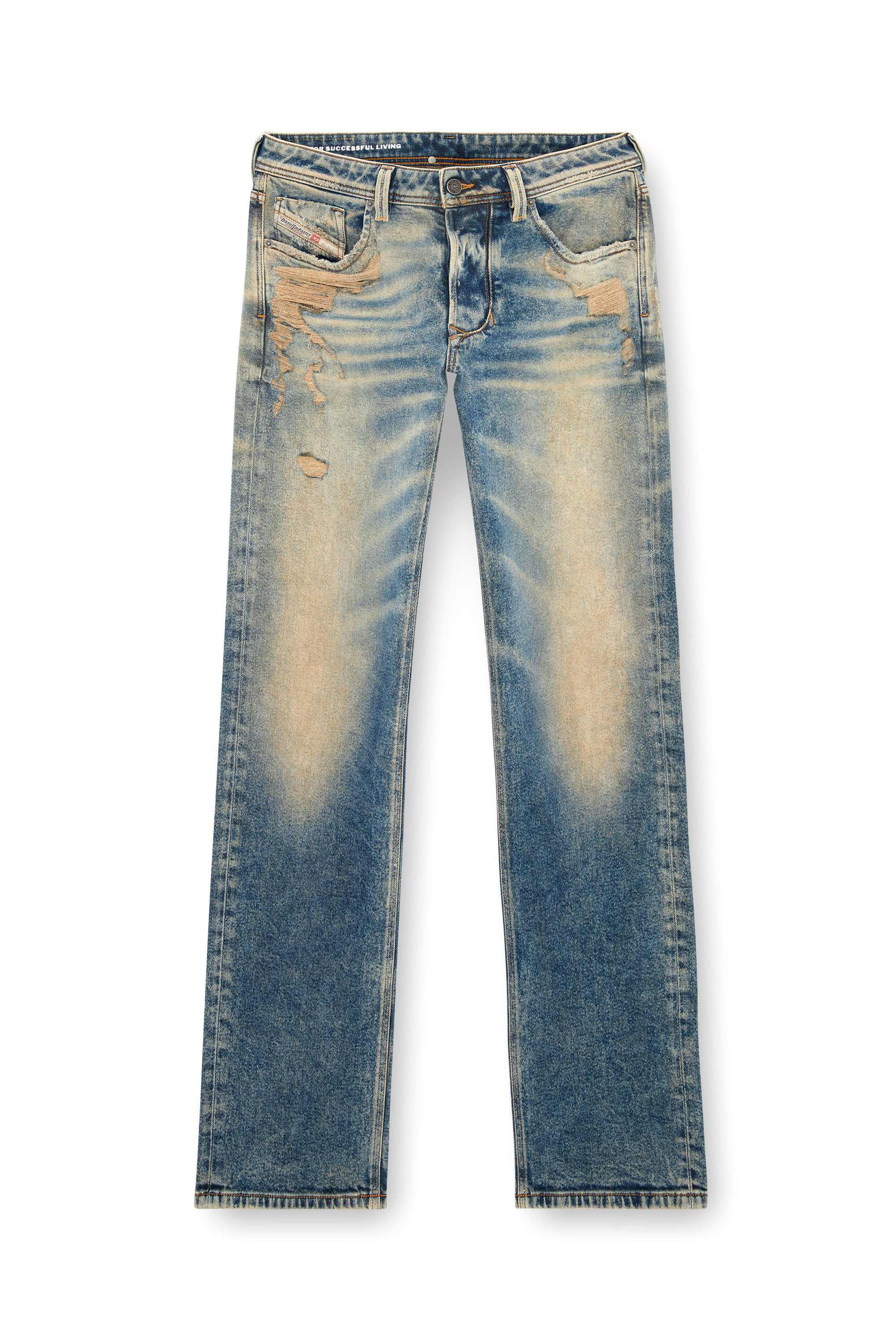 Diesel - Male Straight Jeans 1985 Larkee 09K32, Medium Blue - Image 3