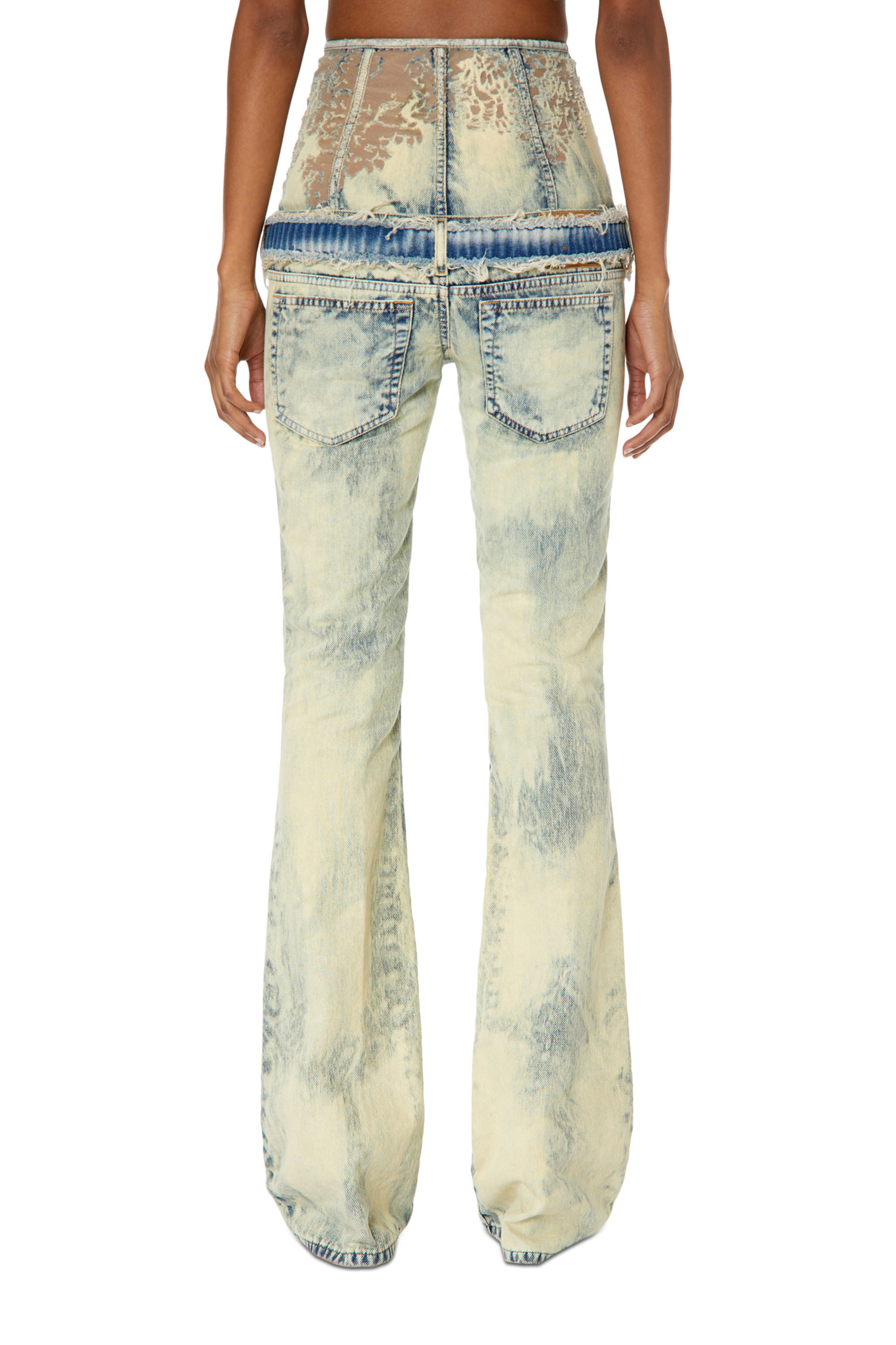 Diesel - 1969 D-Ebbey 068GP Bootcut and Flare Jeans, Bleu Clair - Image 2