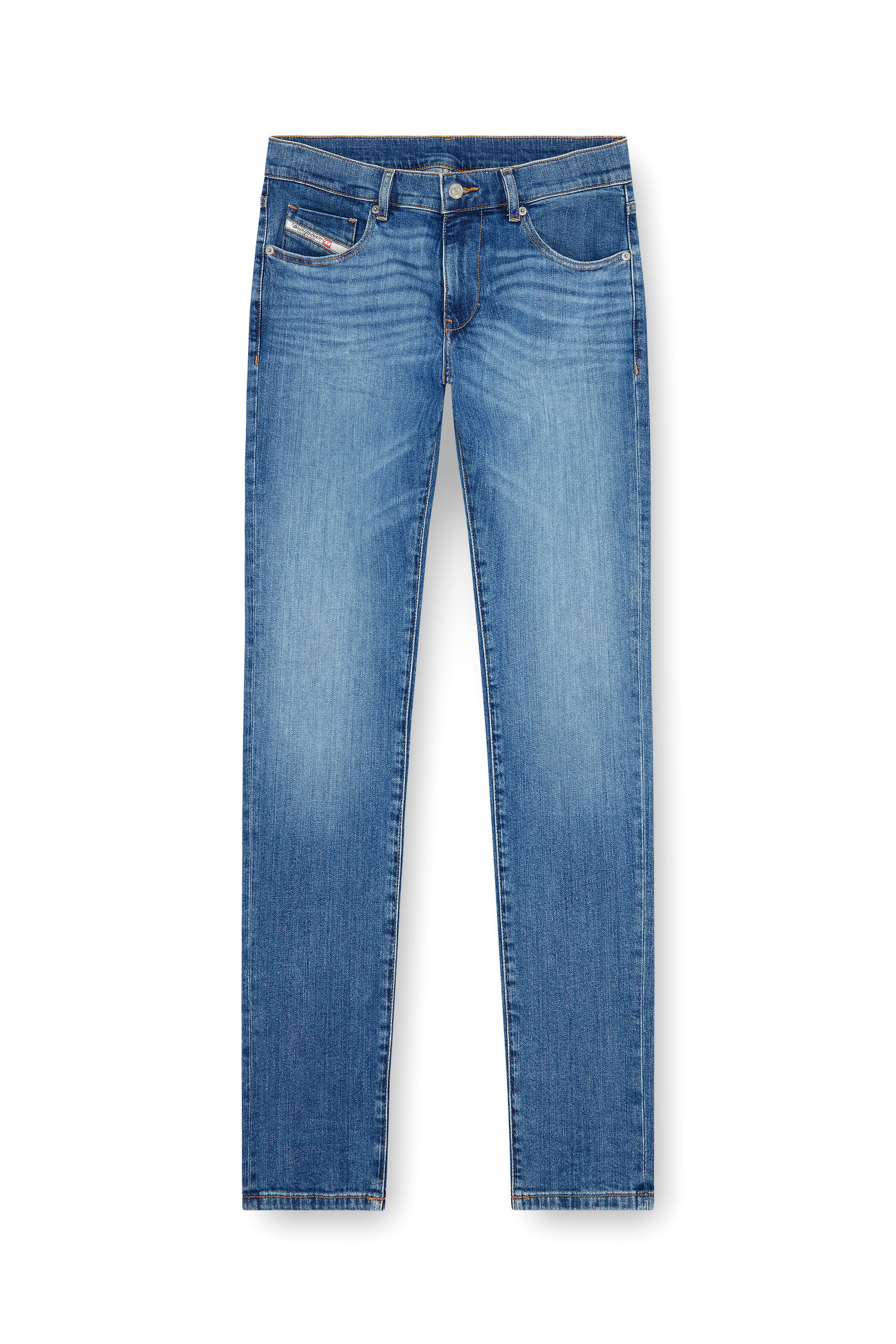 Diesel - Slim Jeans 2019 D-Strukt 0KIAL Homme, Bleu Clair - Image 3