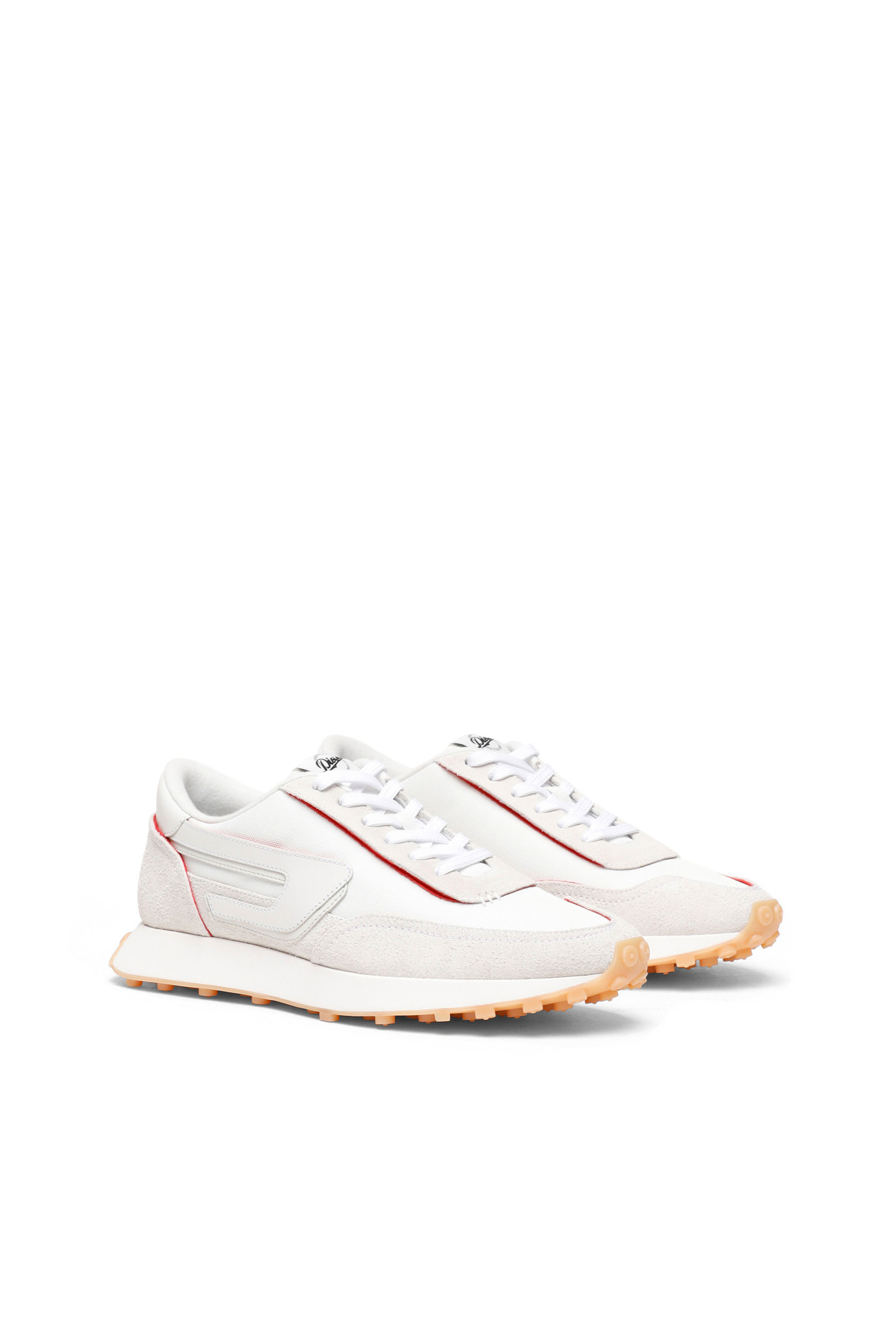 Diesel - S-RACER LC W SNEAKERS, White/Yellow - Image 2