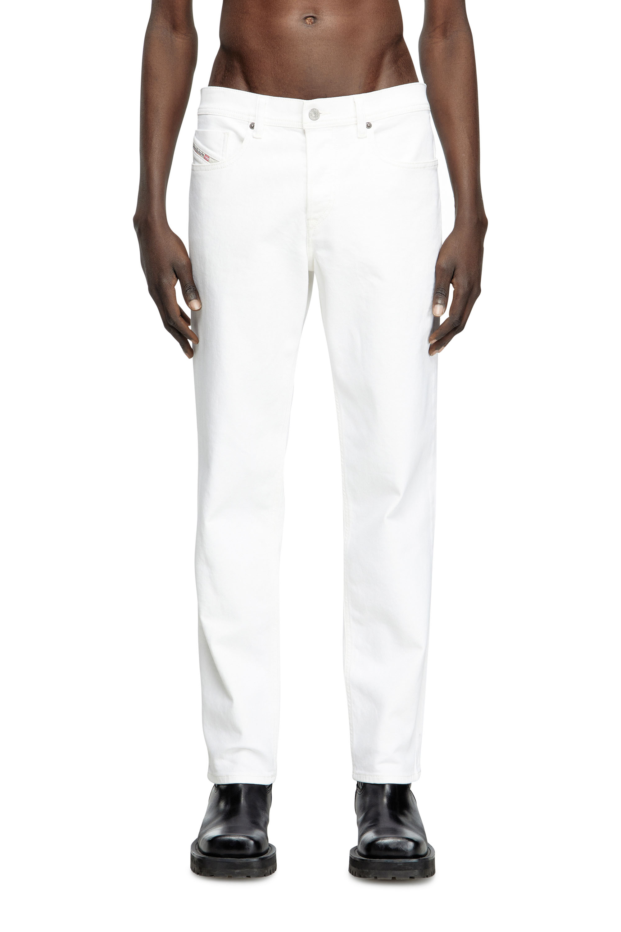 Diesel - Regular Jeans 2023 D-Finitive 09K05 Homme, Blanc - Image 1