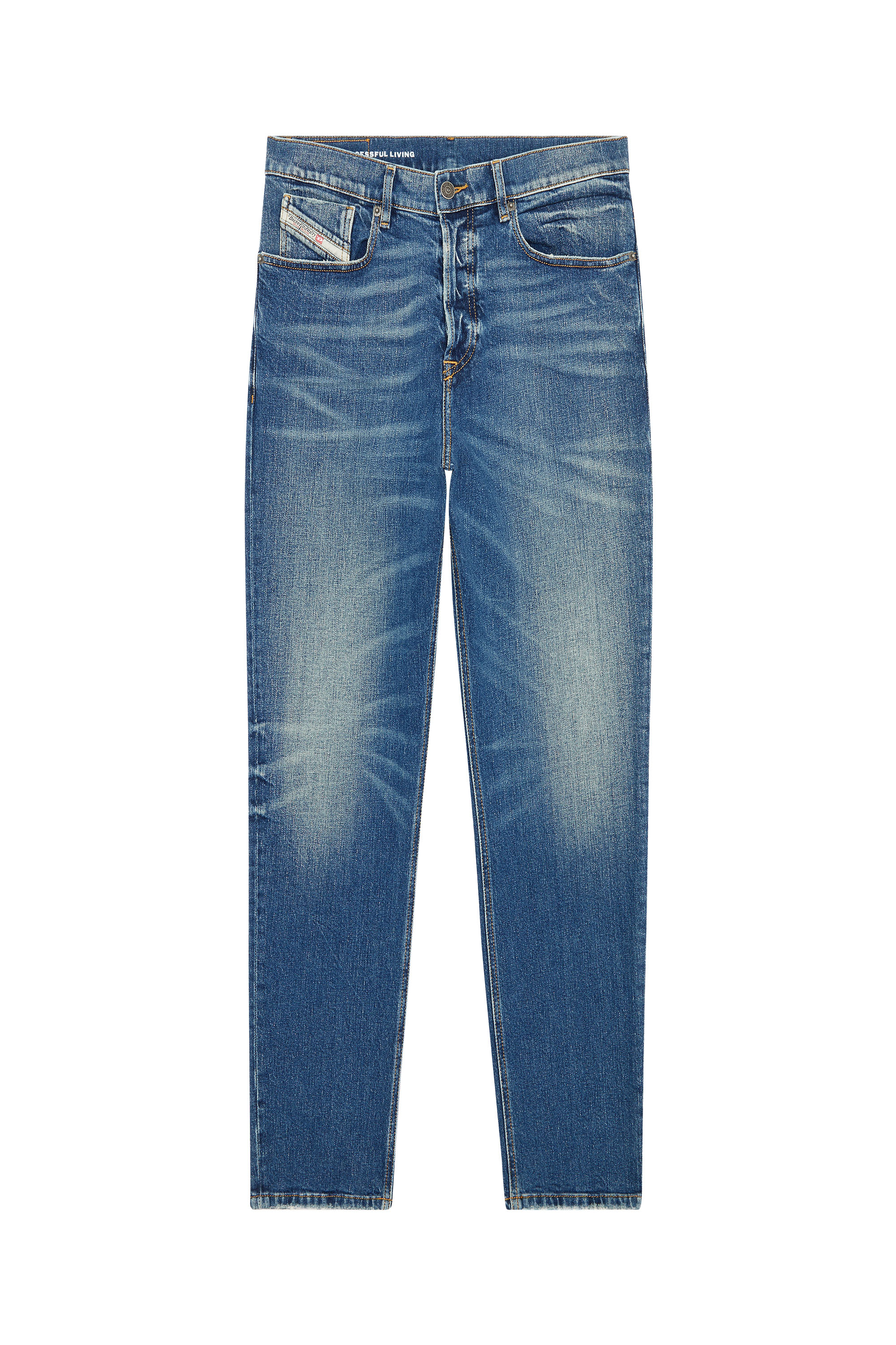 Diesel - Tapered Jeans 2005 D-Fining 007L1, Medium Blue - Image 3