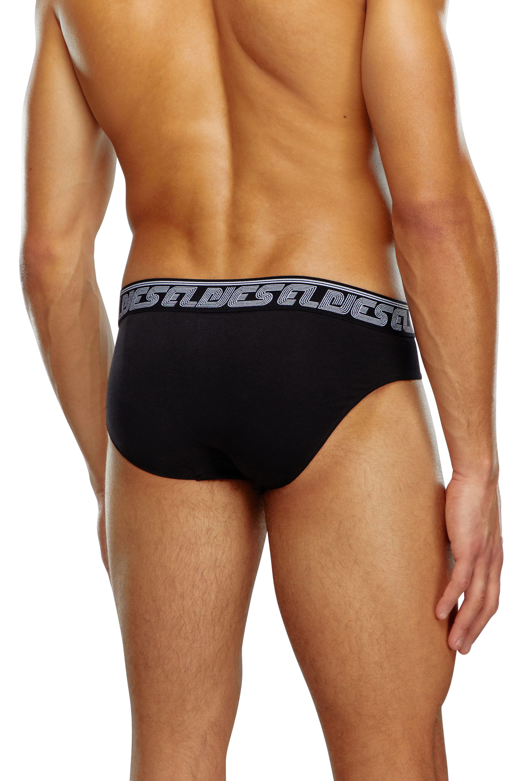 DIESEL: underwear for man - Black  Diesel underwear 00SCWR0GDAC online at