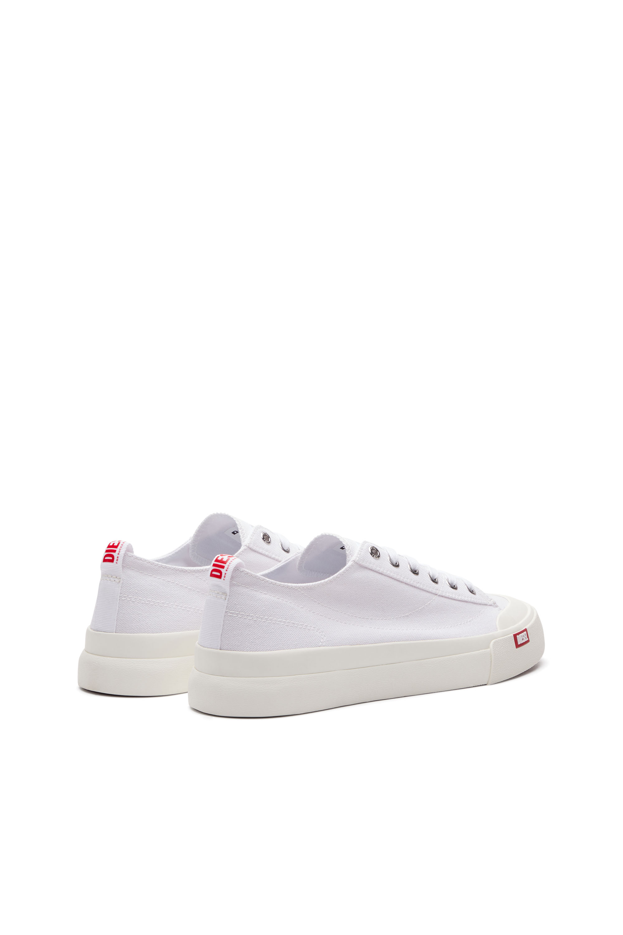 Diesel - S-ATHOS LOW, S-Athos Low-Sneakers en toile Homme in Blanc - 3