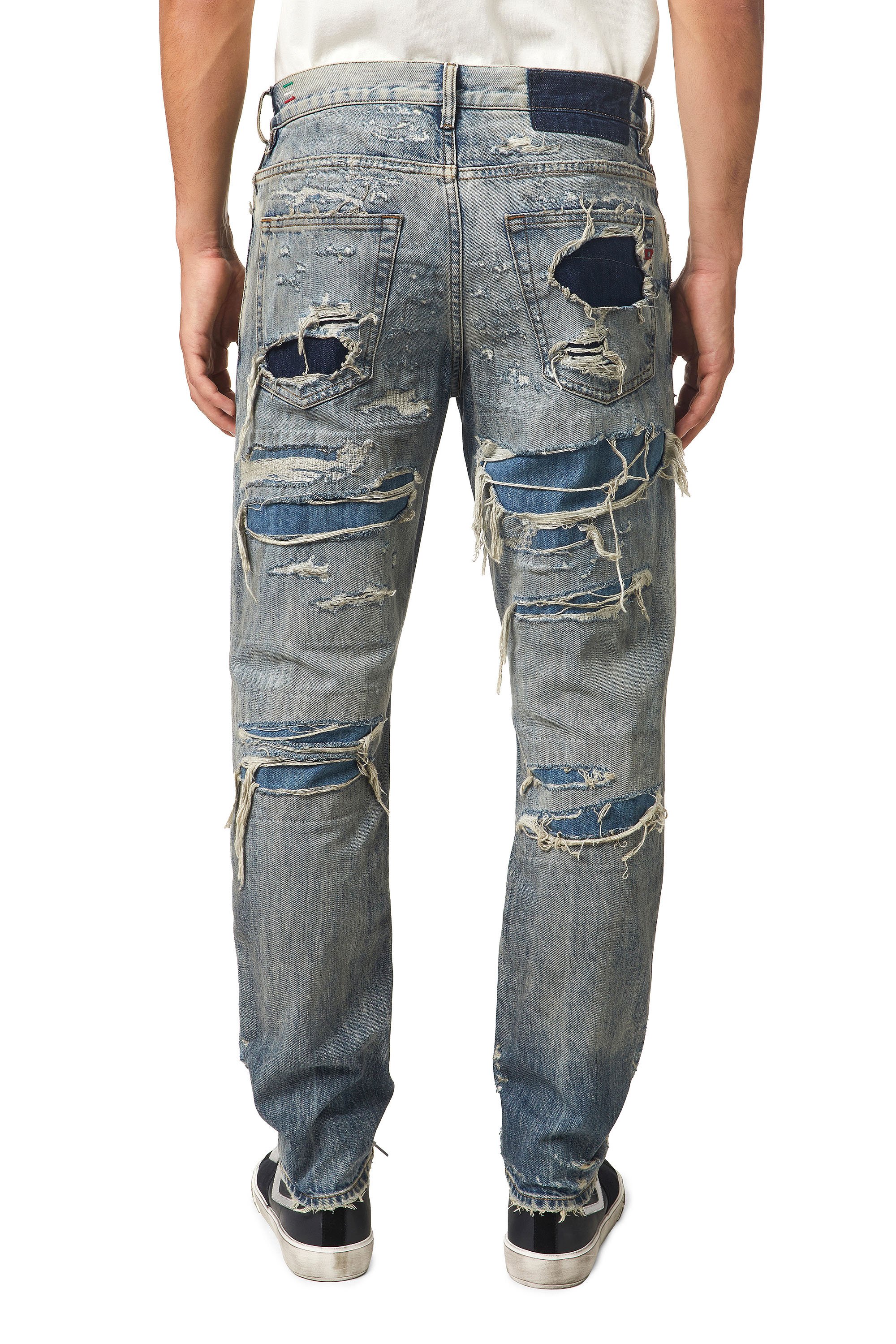 Diesel - 2005 D-FINING 09B57 Tapered Jeans, Bleu Clair - Image 2