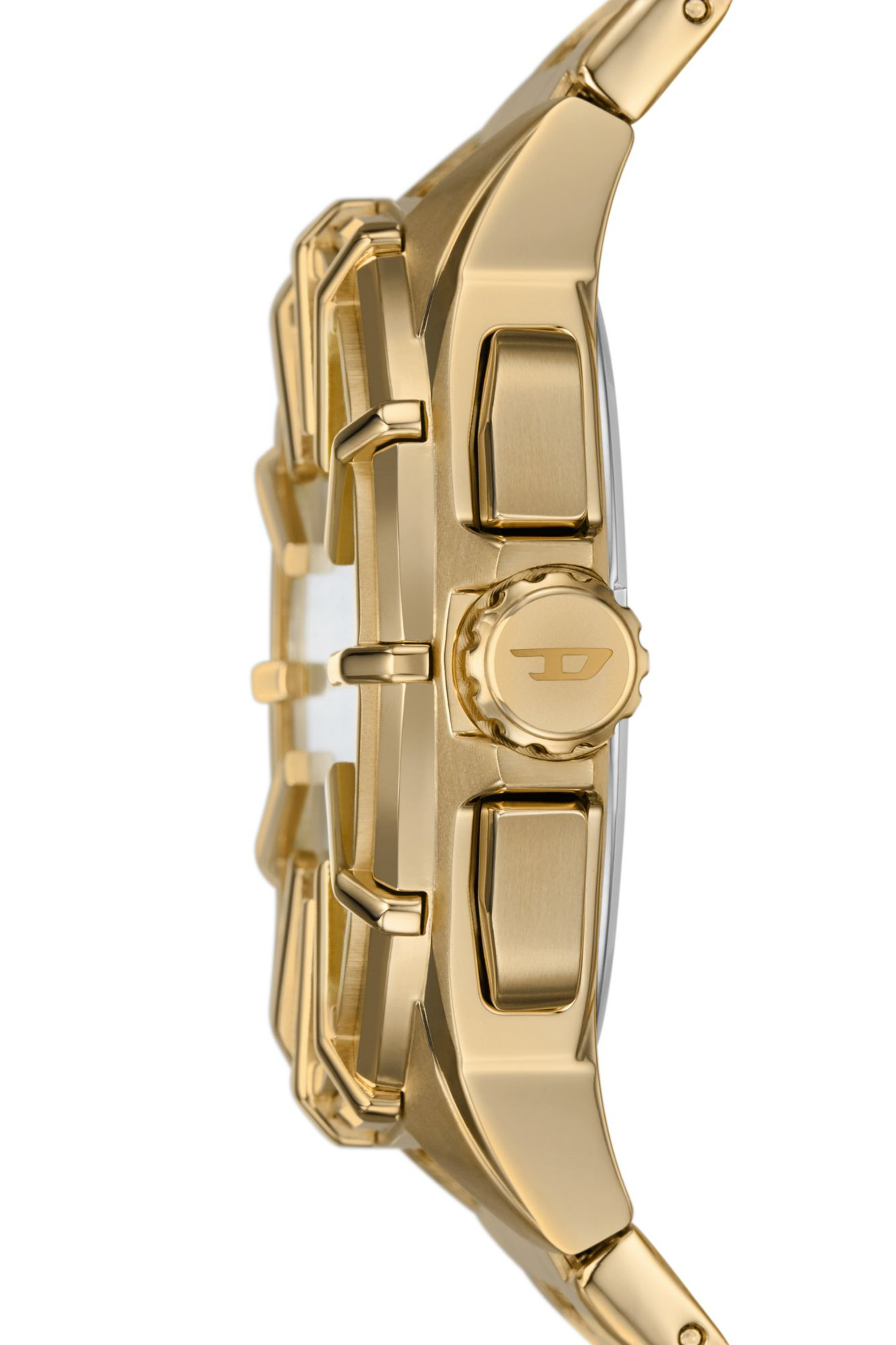 Diesel - DZ4659, Male Framed gold-tone stainless steel watch in Gold - Image 3