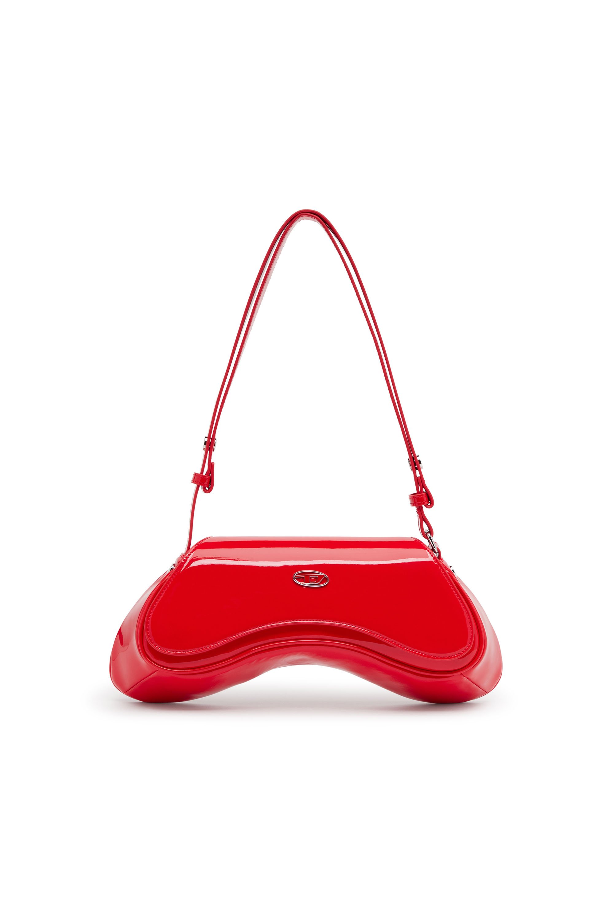 Diesel - PLAY CROSSBODY, Femme Play-Sac à bandoulière glossy in Rouge - Image 1