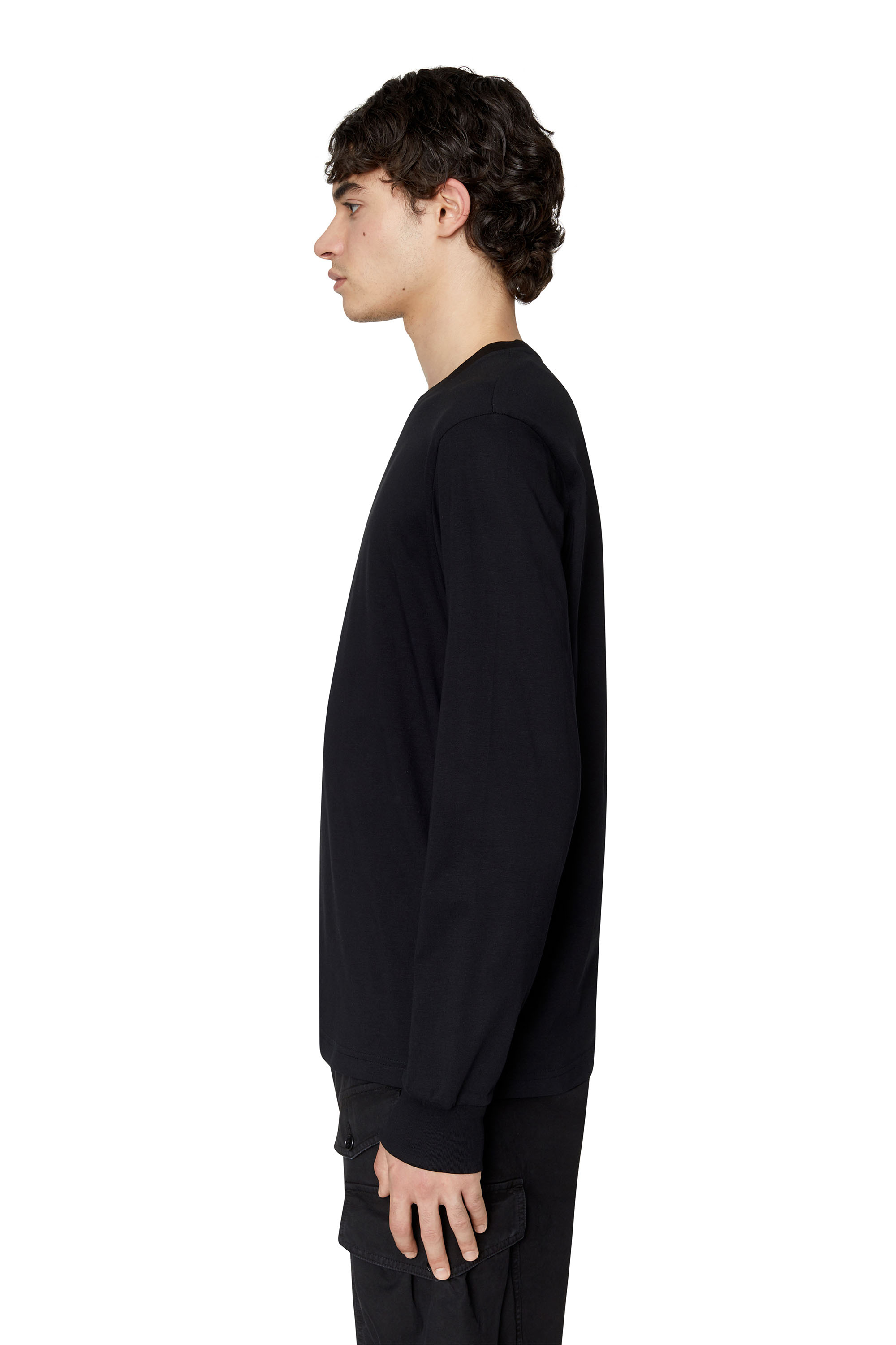 Diesel - T-JUST-LS-D, Noir - Image 4