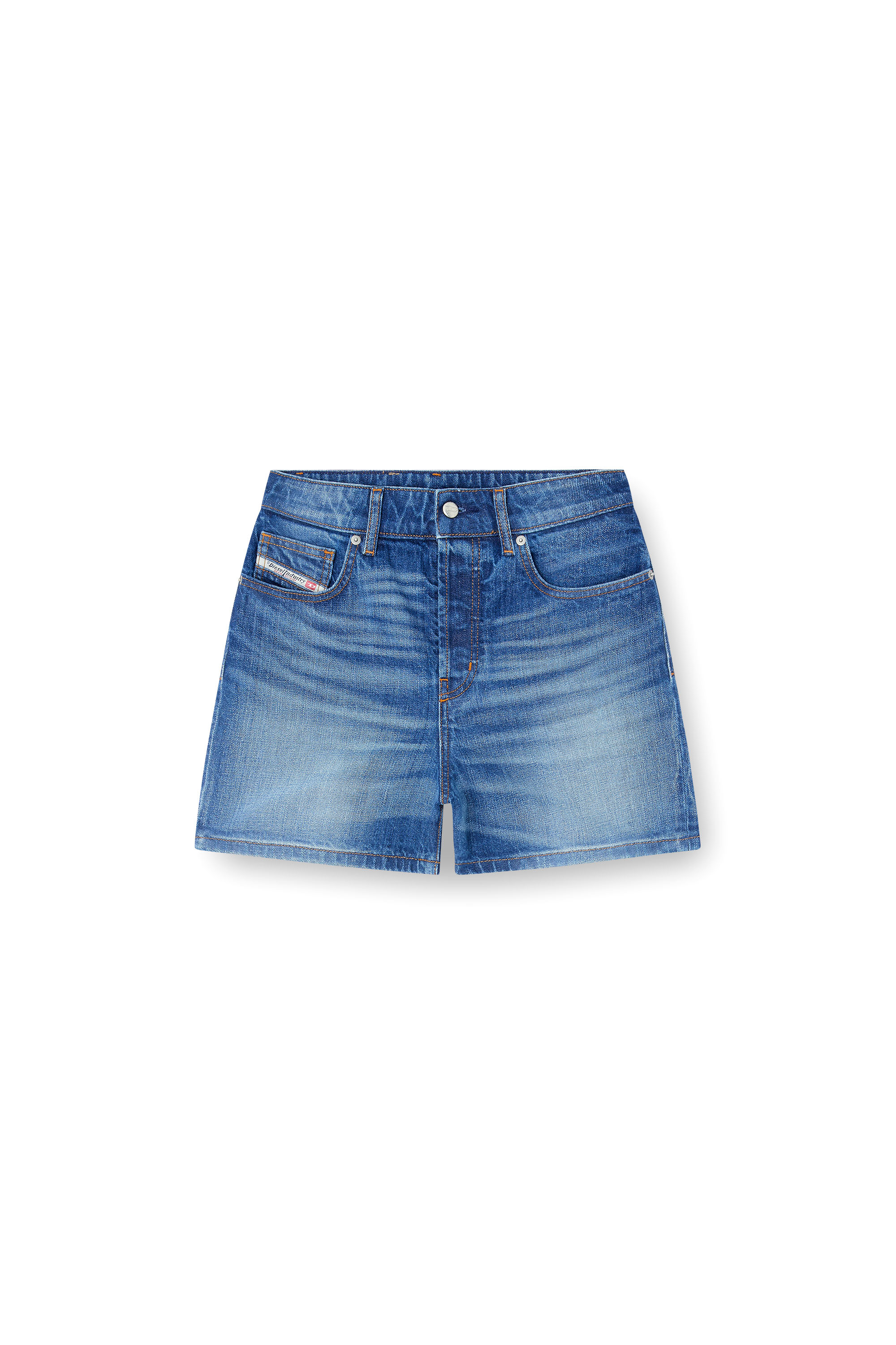 Diesel - DE-JIRO, Female's Denim shorts in Medium Blue - 4